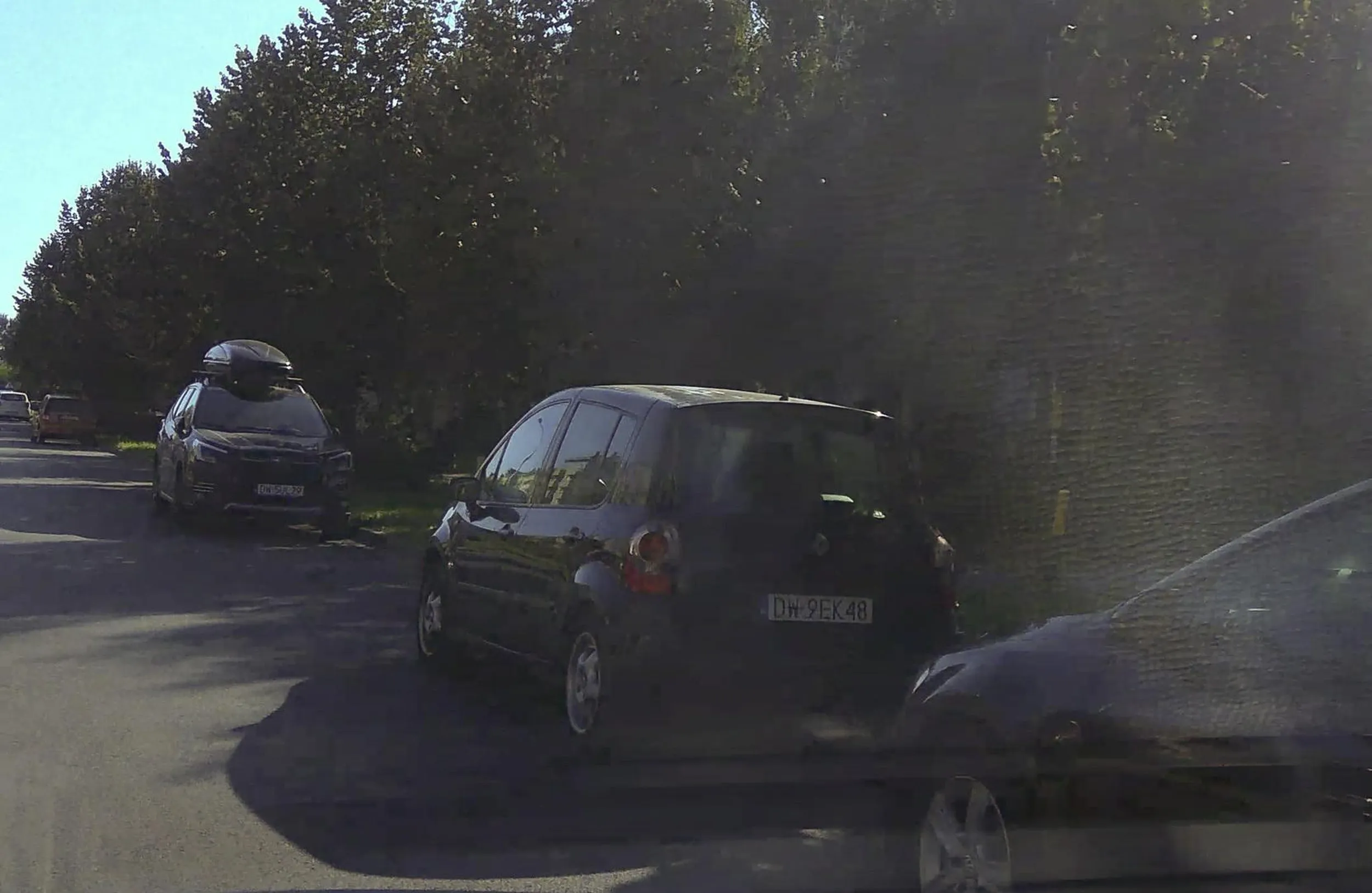 Parkowanie na zakazie na Strońskiej