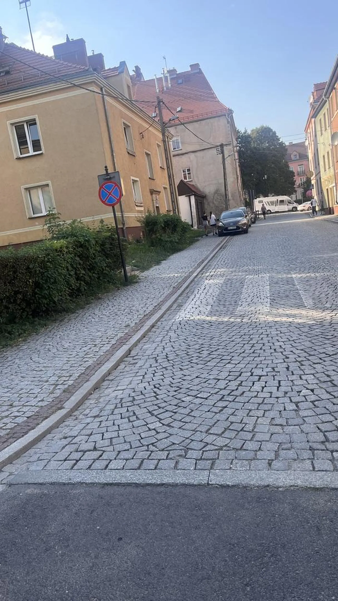 Na drodze z zakazem zatrzymywania staje (B36) i po lodziki się udaje, 10 metrów dalej masz chłopie normalny parking, nie da rady przejechać bo sobie po lodziki chodzicie