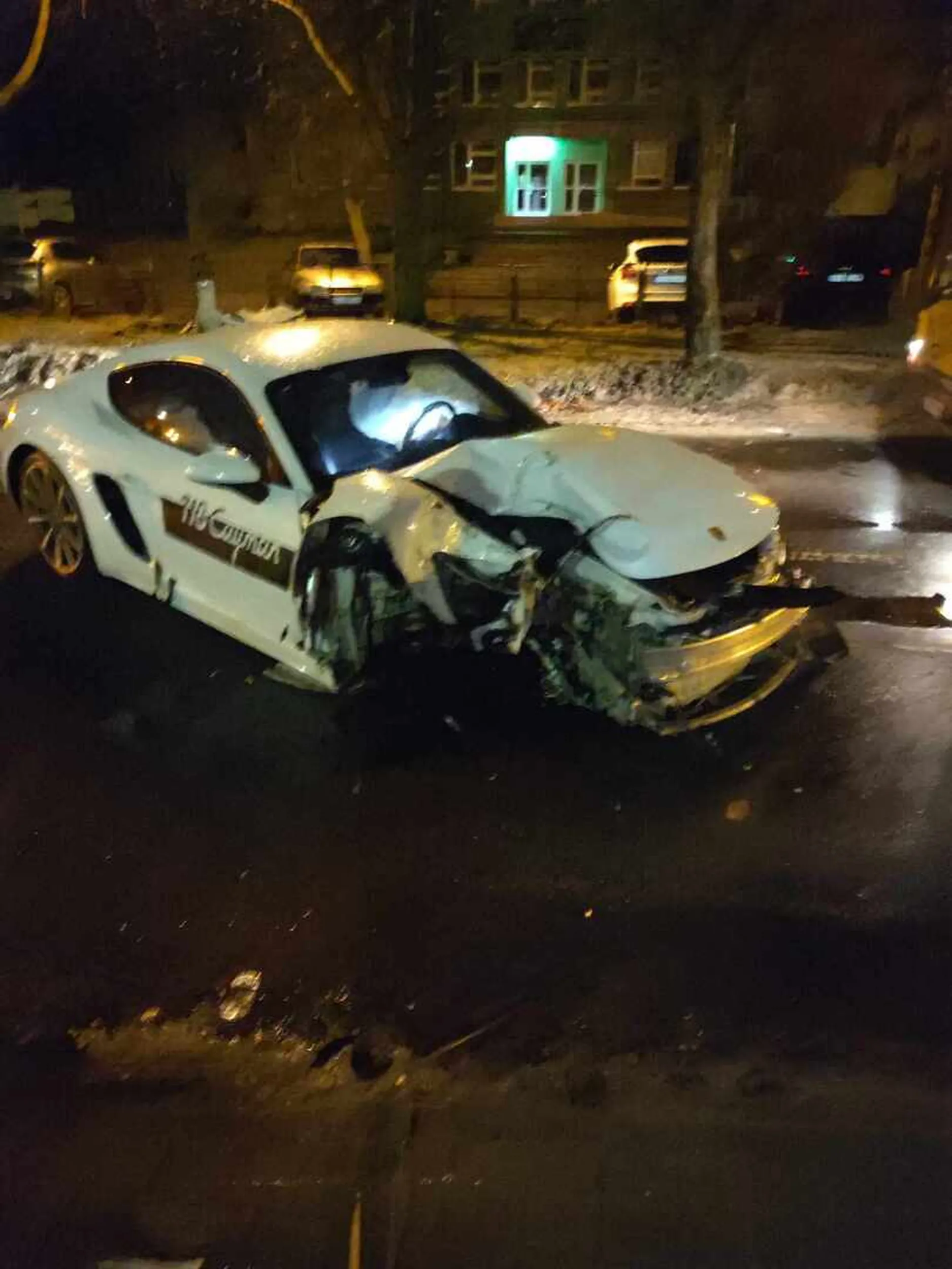 Tak skończyło porsche eo koka miesiąc temu