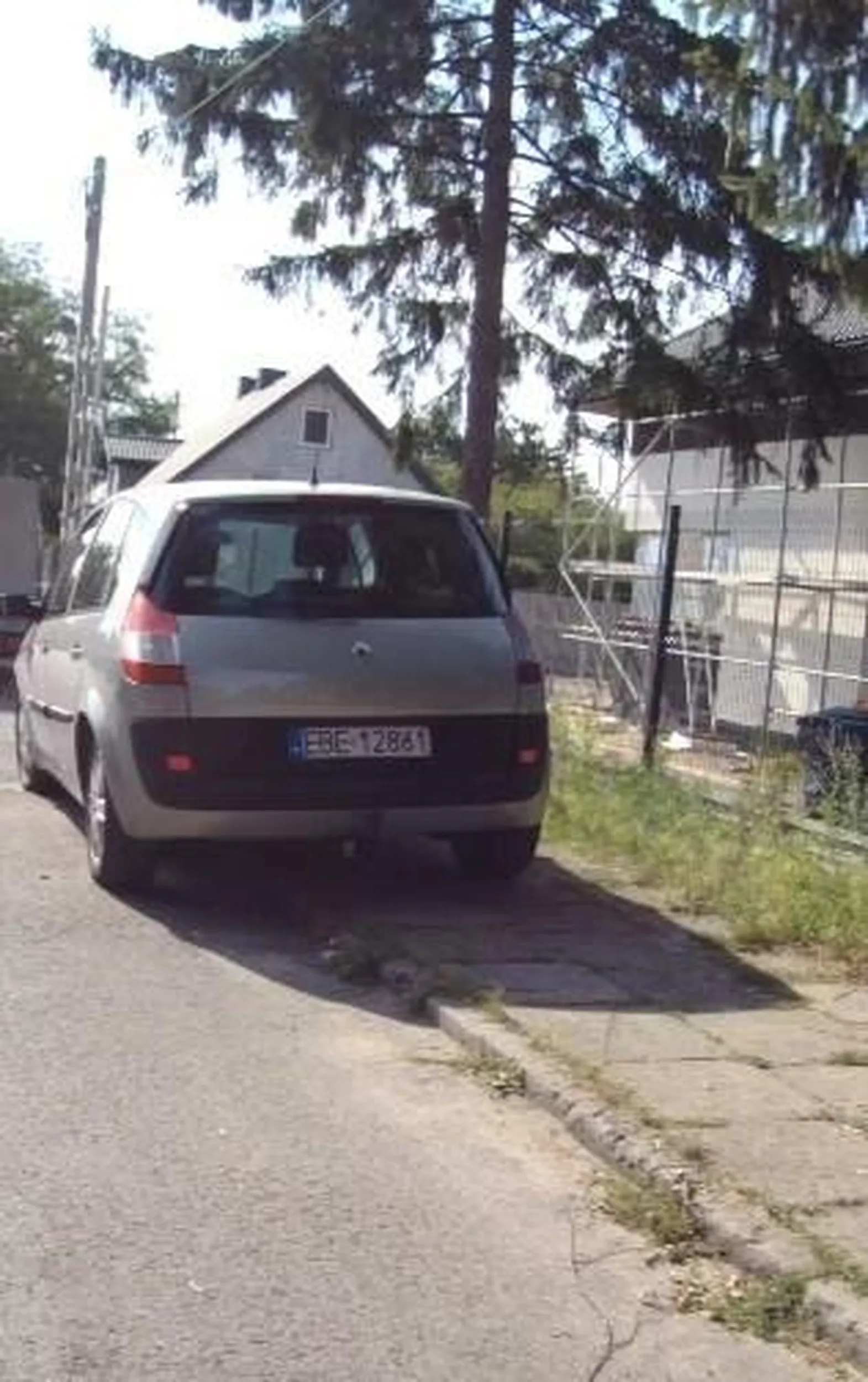 Pieszy przejdzie krzakami.