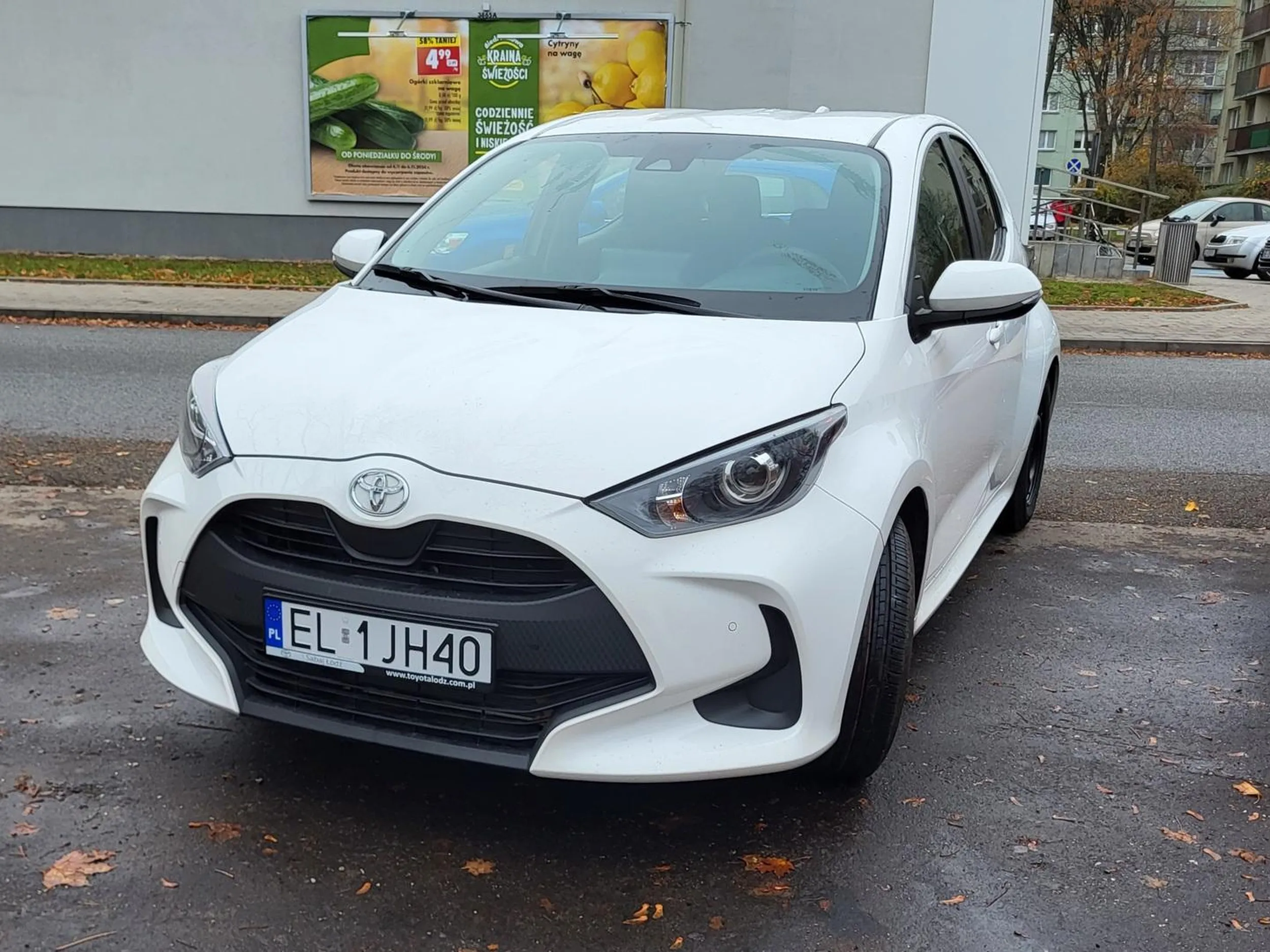 Auto zaparkowane w bramie wjazdowej, a co tam.