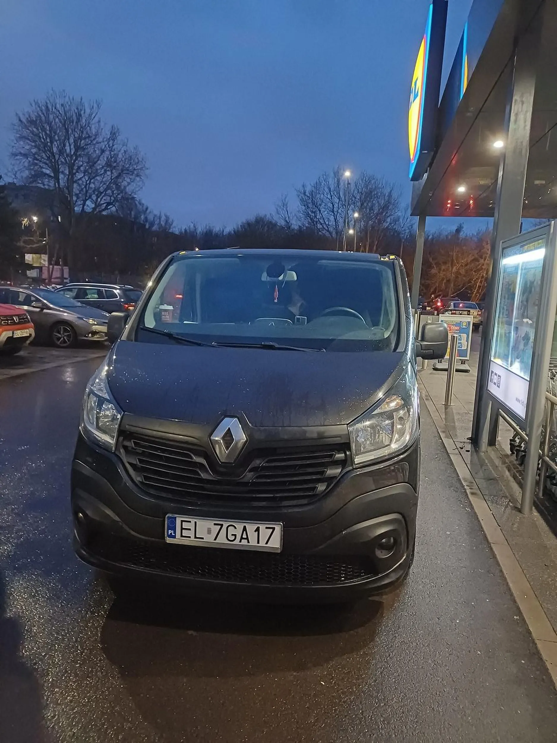 Ciężko ołowianej dopie przyjść 3 m od miejsca parkingowego. Pewnie gdyby drzwi były większe to by wjechał do środka.