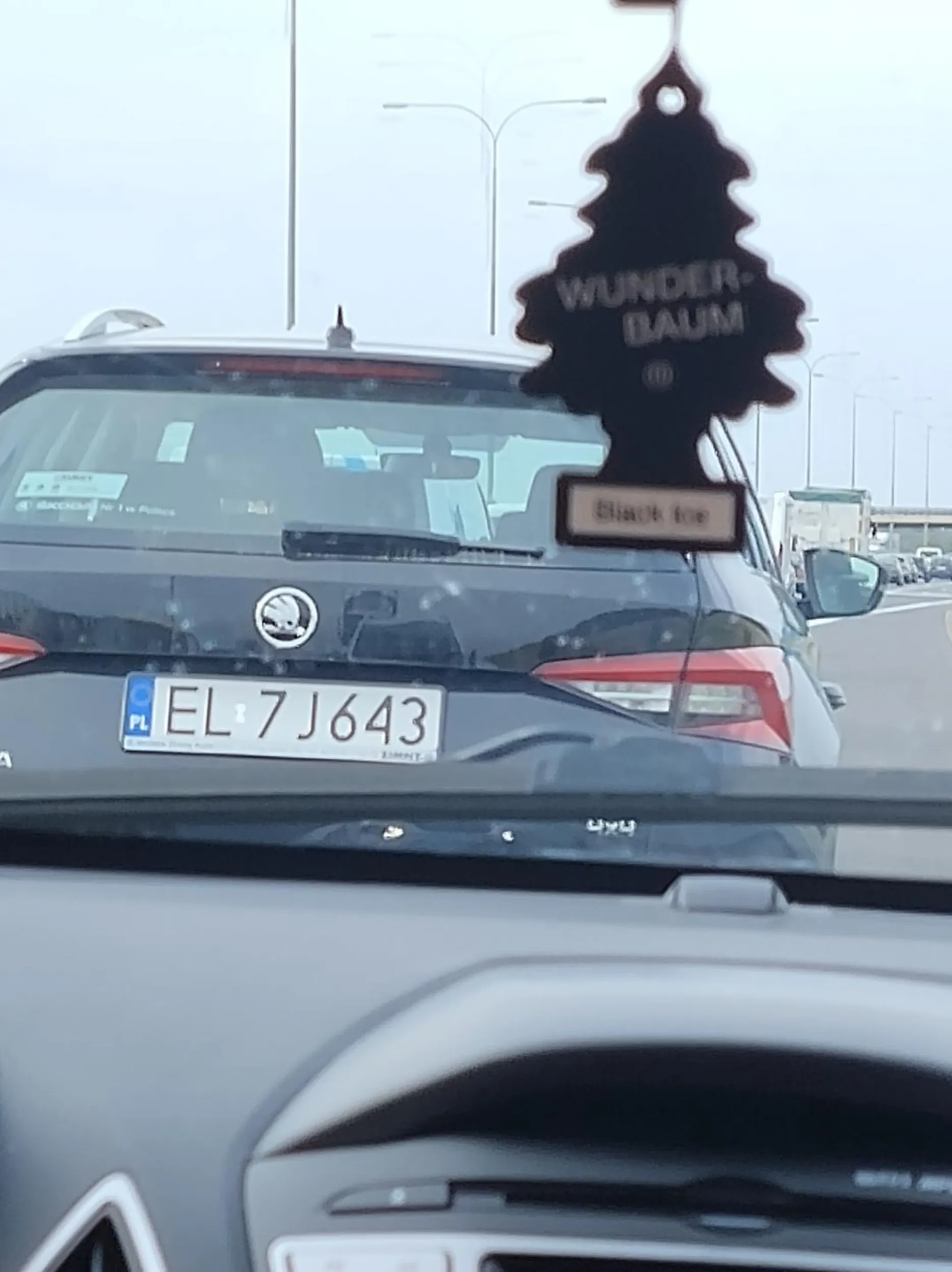 Złośliwy nie dał zjechać podczas zjazdu z A1