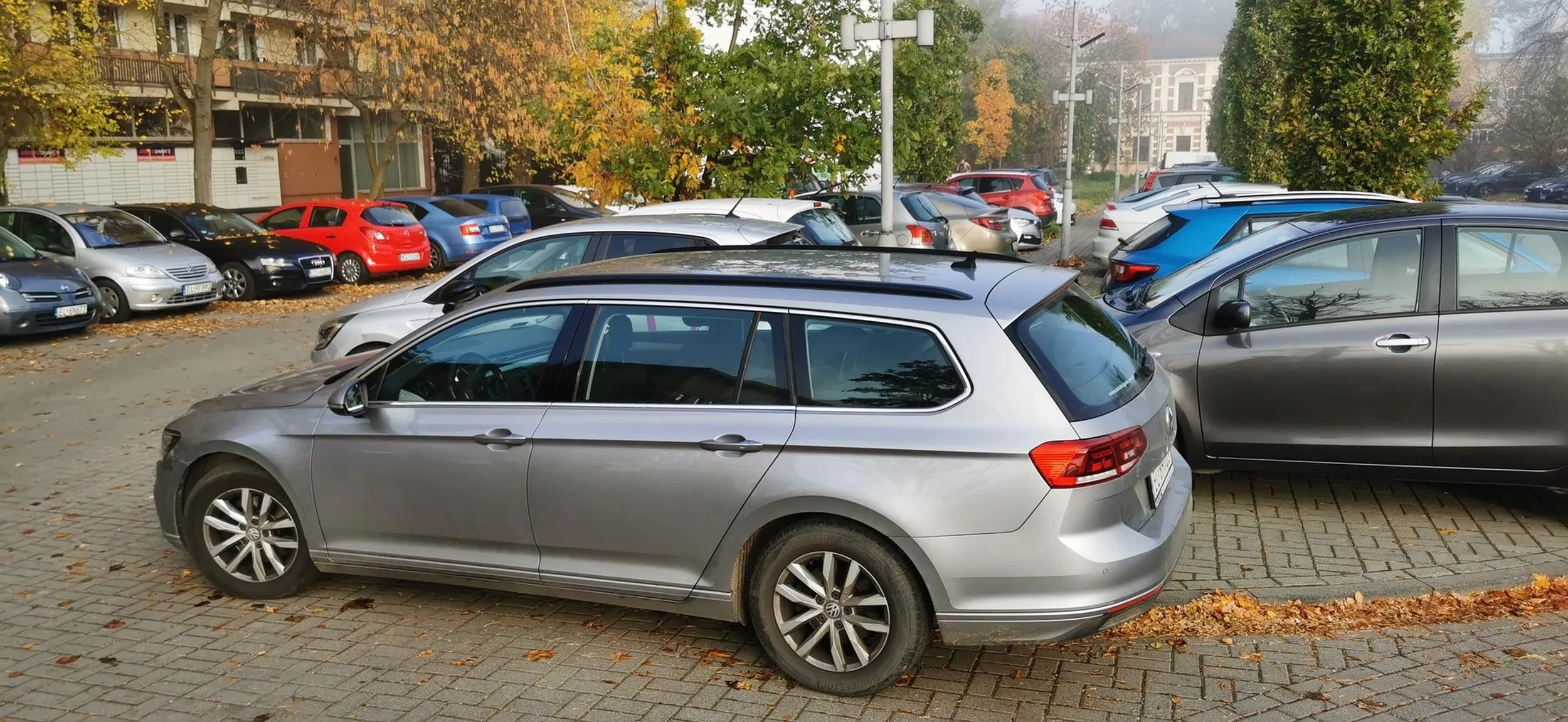 Parkowanie na chodniku i usilne blokowanie go mimo wielokrotnego zwrócenia uwagi.