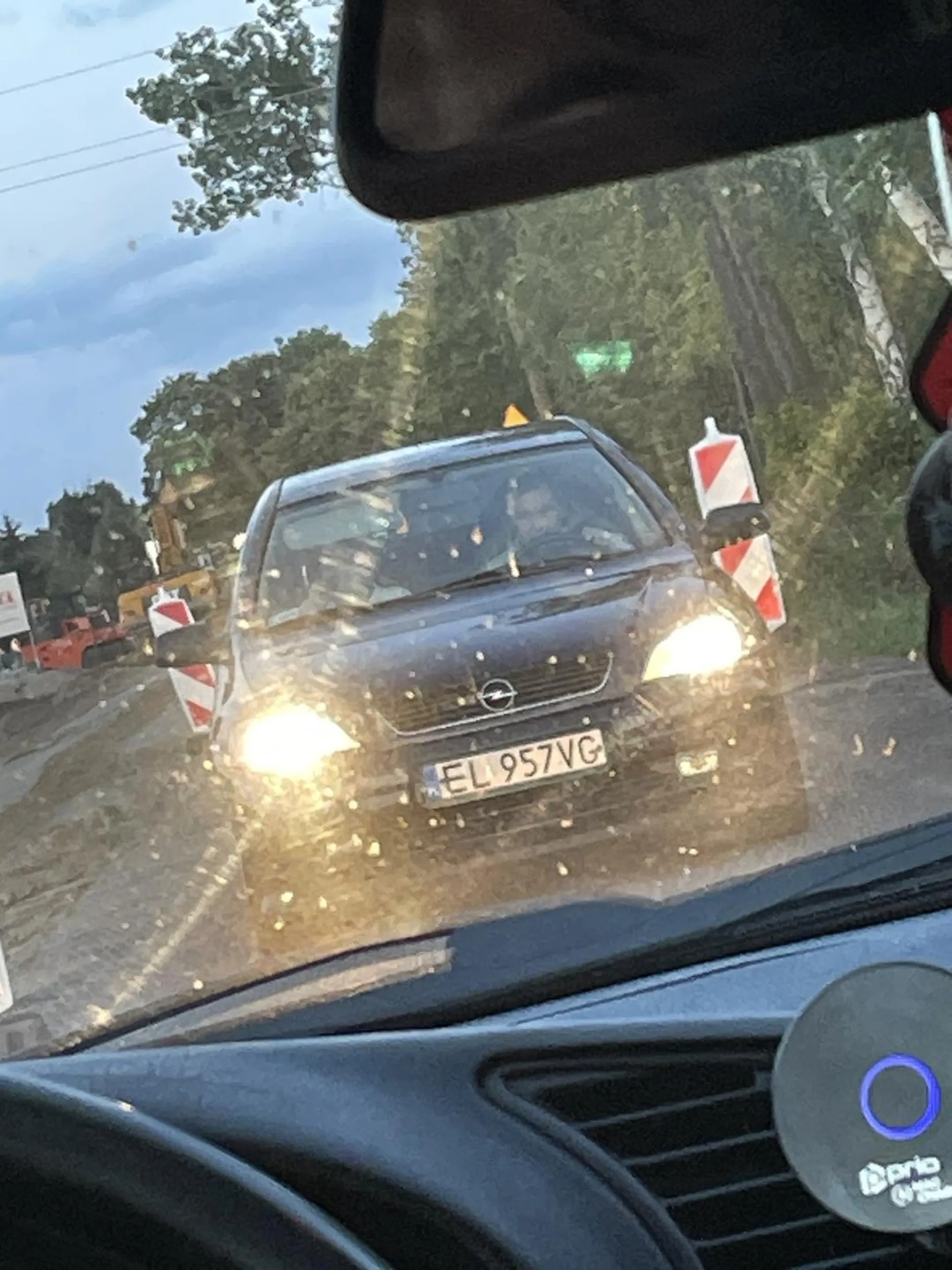 Kretyn jedzie pod prąd