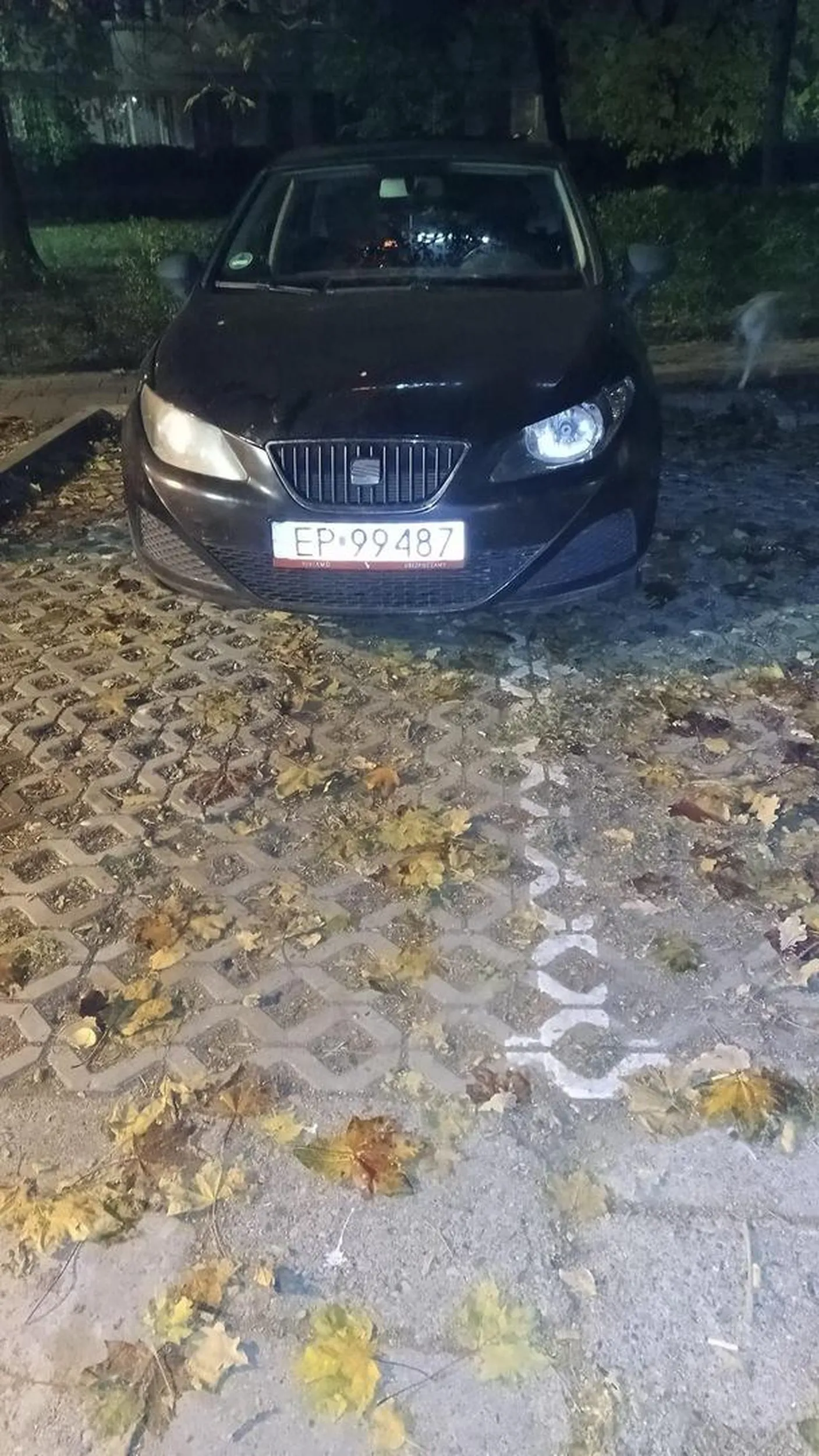 Wyjątkowa bezczelność. Zaparkował na dwóch prywatnych miejscach na raz!!