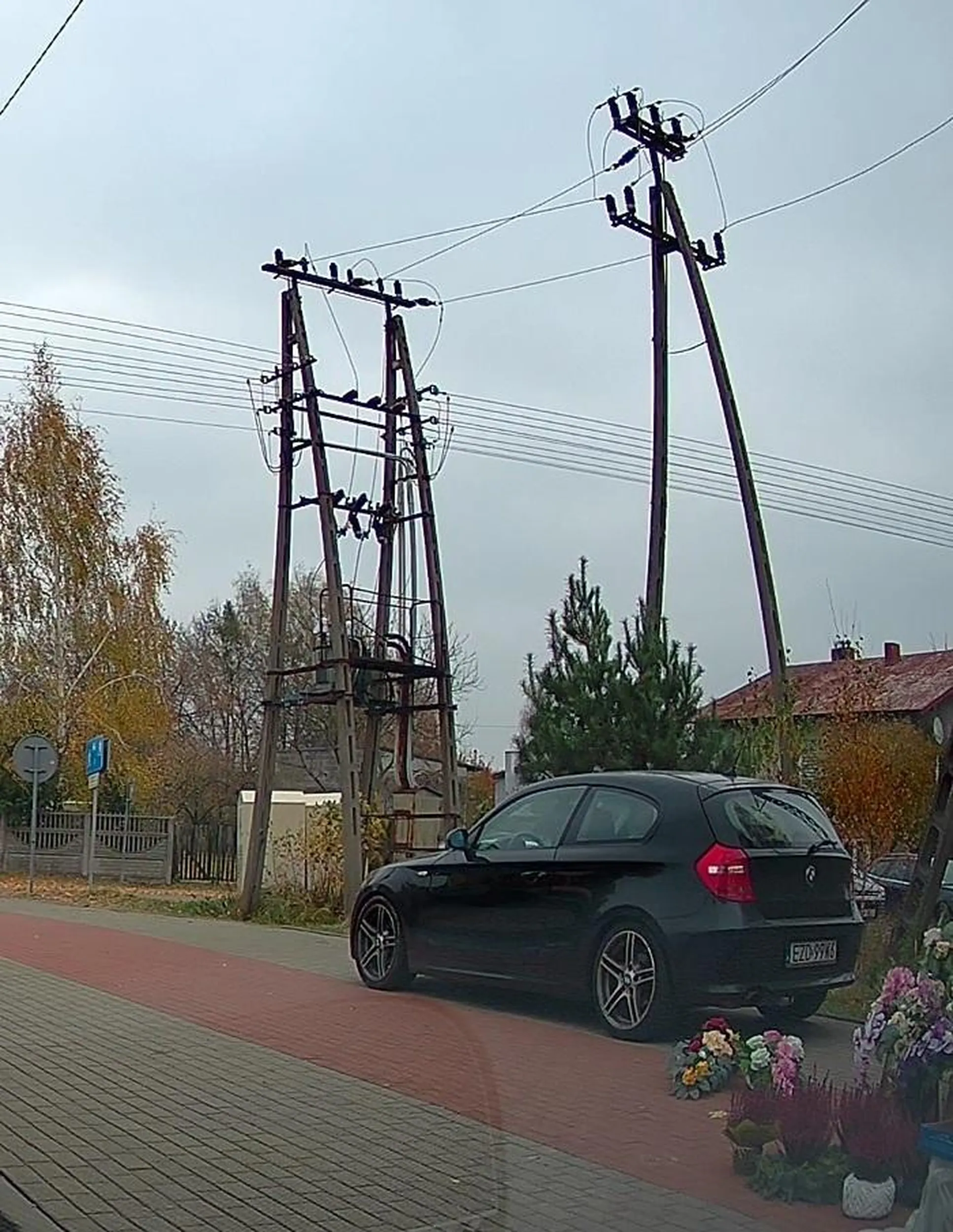 Jazda wzdłuż po chodniku