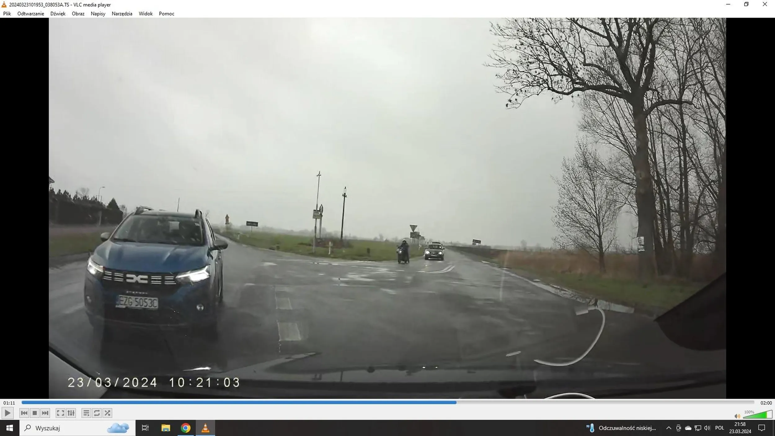 Dziadu wleciałeś mi na czołówkę!!!