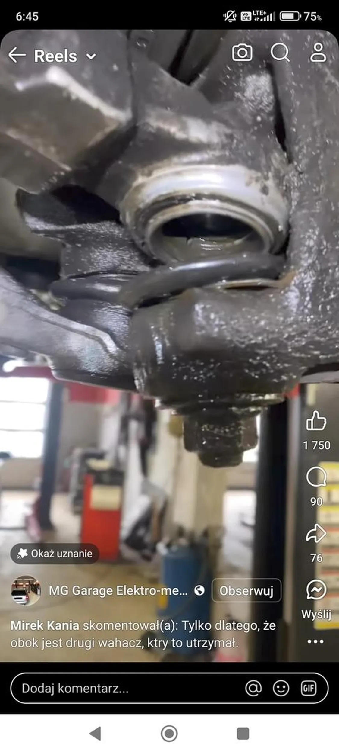 Piękny wahacz xD Passat to jest jednak passat xD