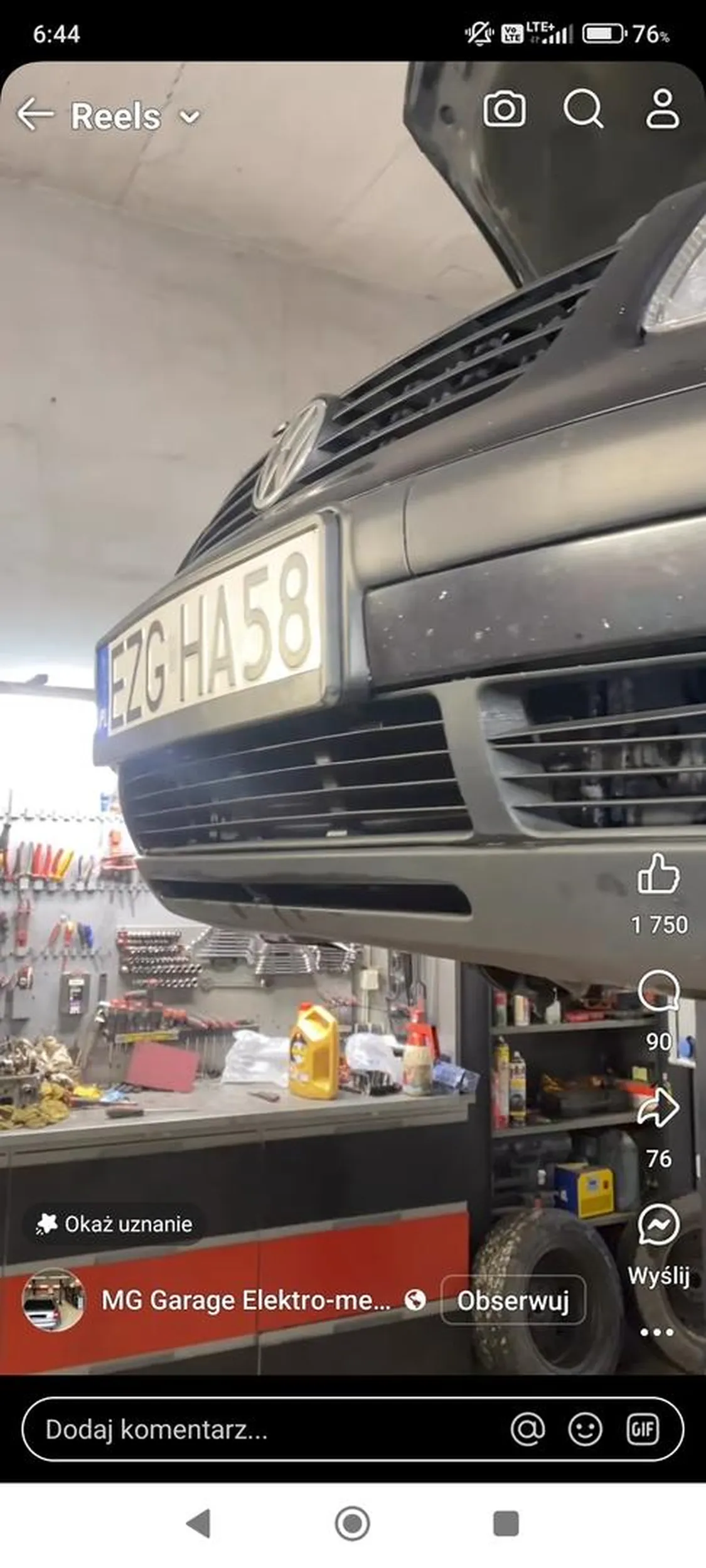 Piękny wahacz xD Passat to jest jednak passat xD