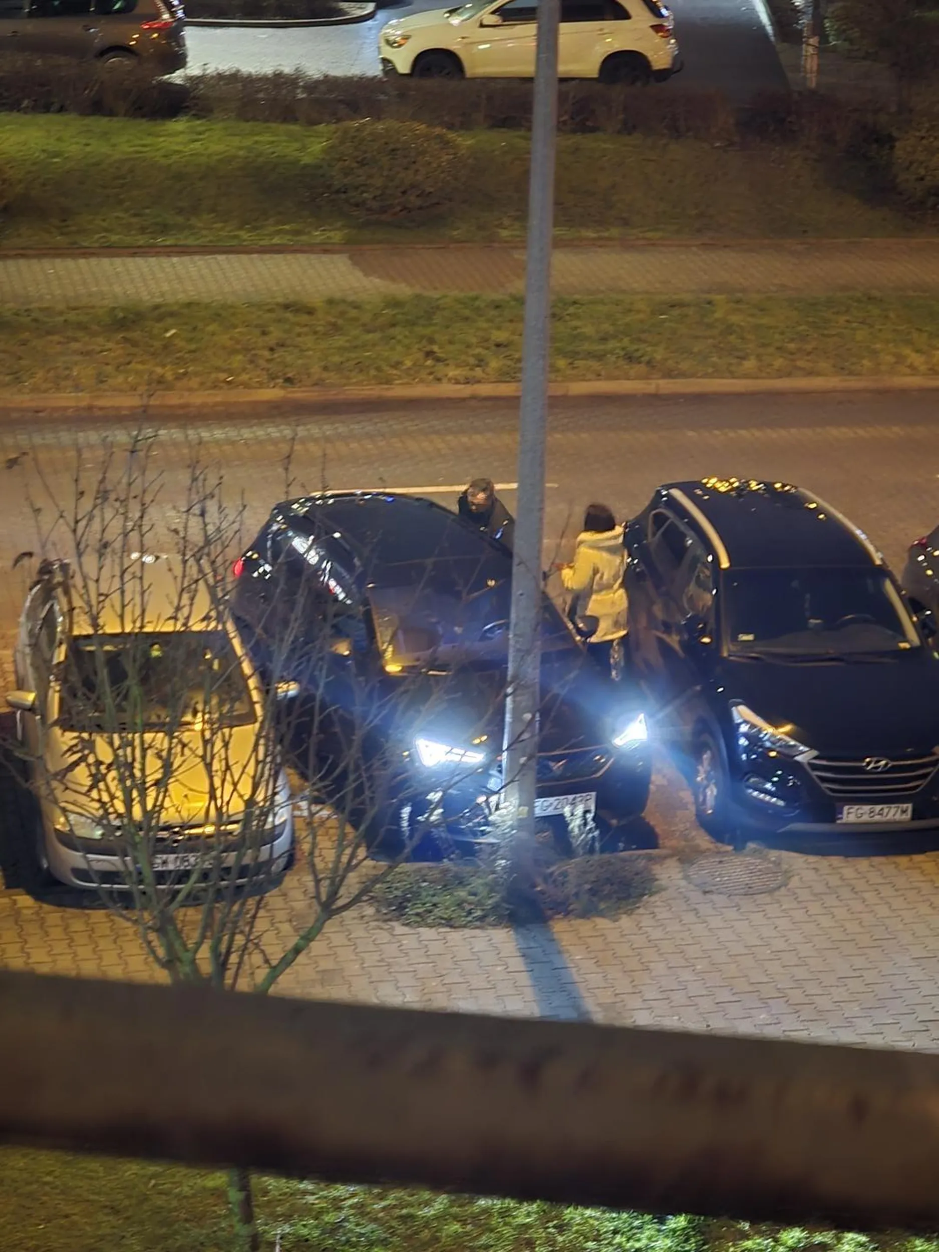 Za mało czujników żeby prosto zaparkować