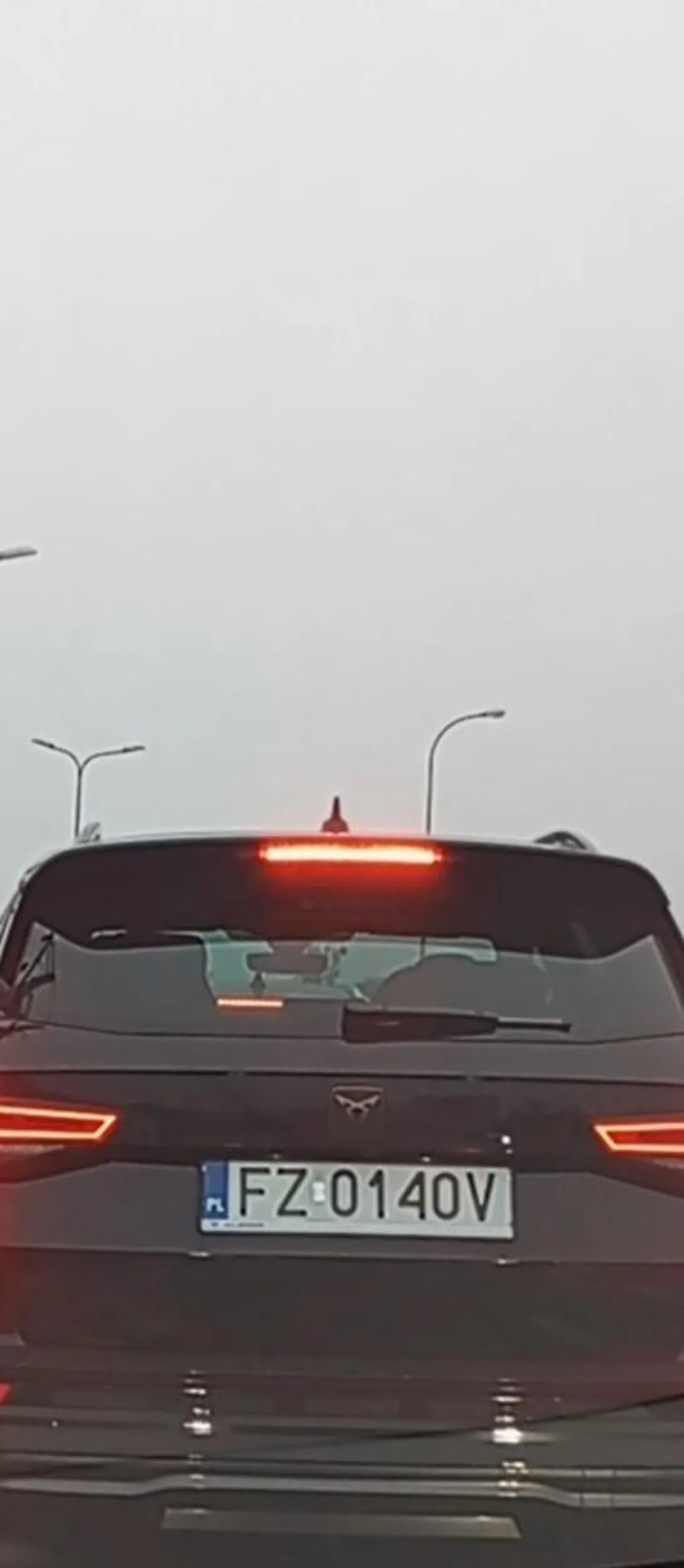 Tępe głupie babsko jazda pod prąd przez podwójna ciągła jazda po powierzchni wylończonej z ruchu  bez kierunków jeszce się rzuca pozdrowienia z Gdyni