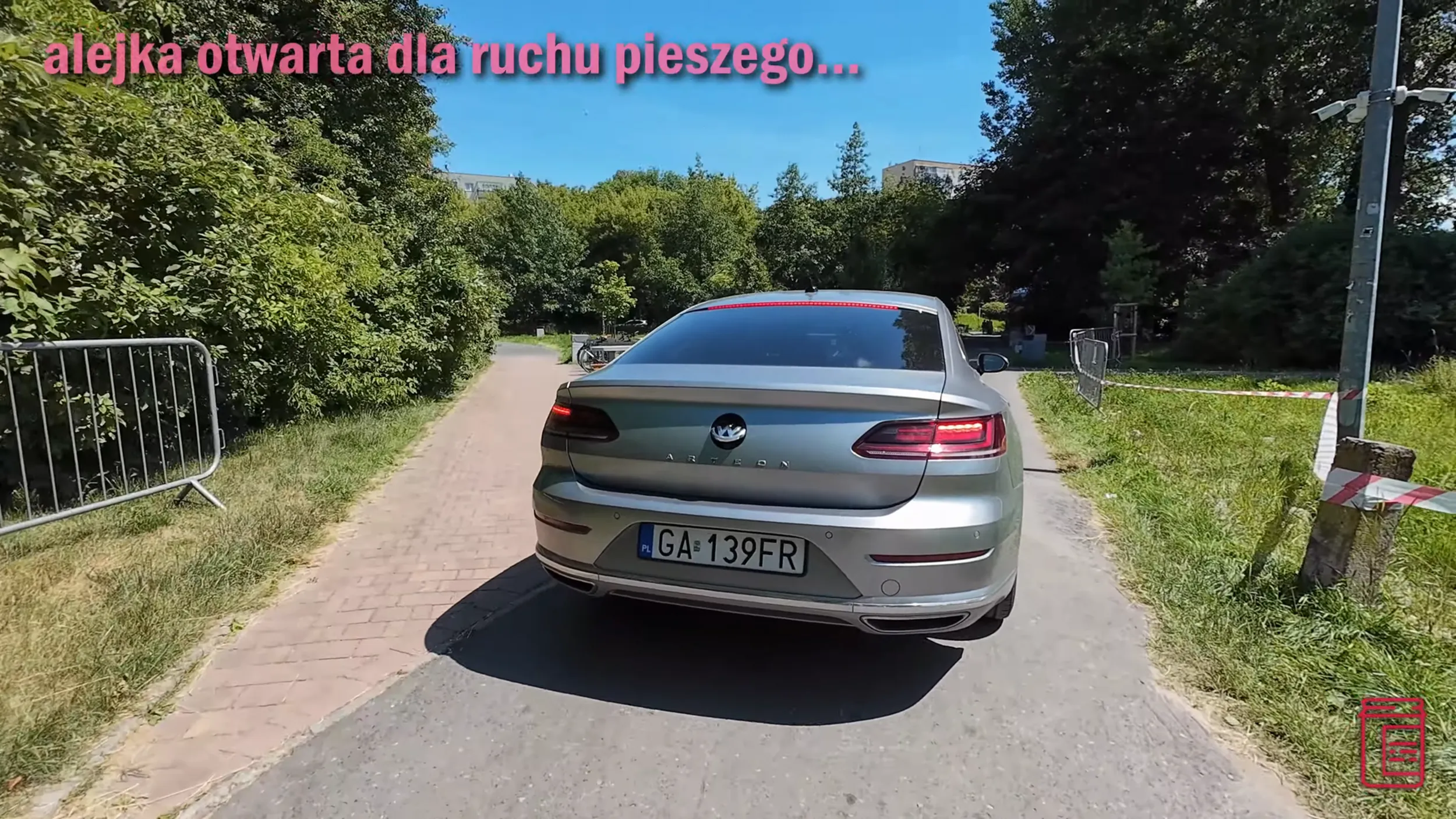 Jazda po drodze do tego niewyznaczonej