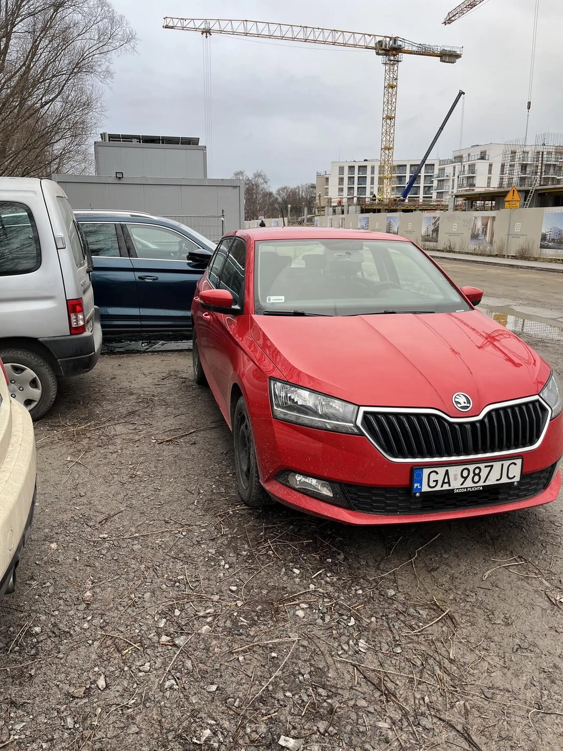 brawurowe parkowanie, gratulacje