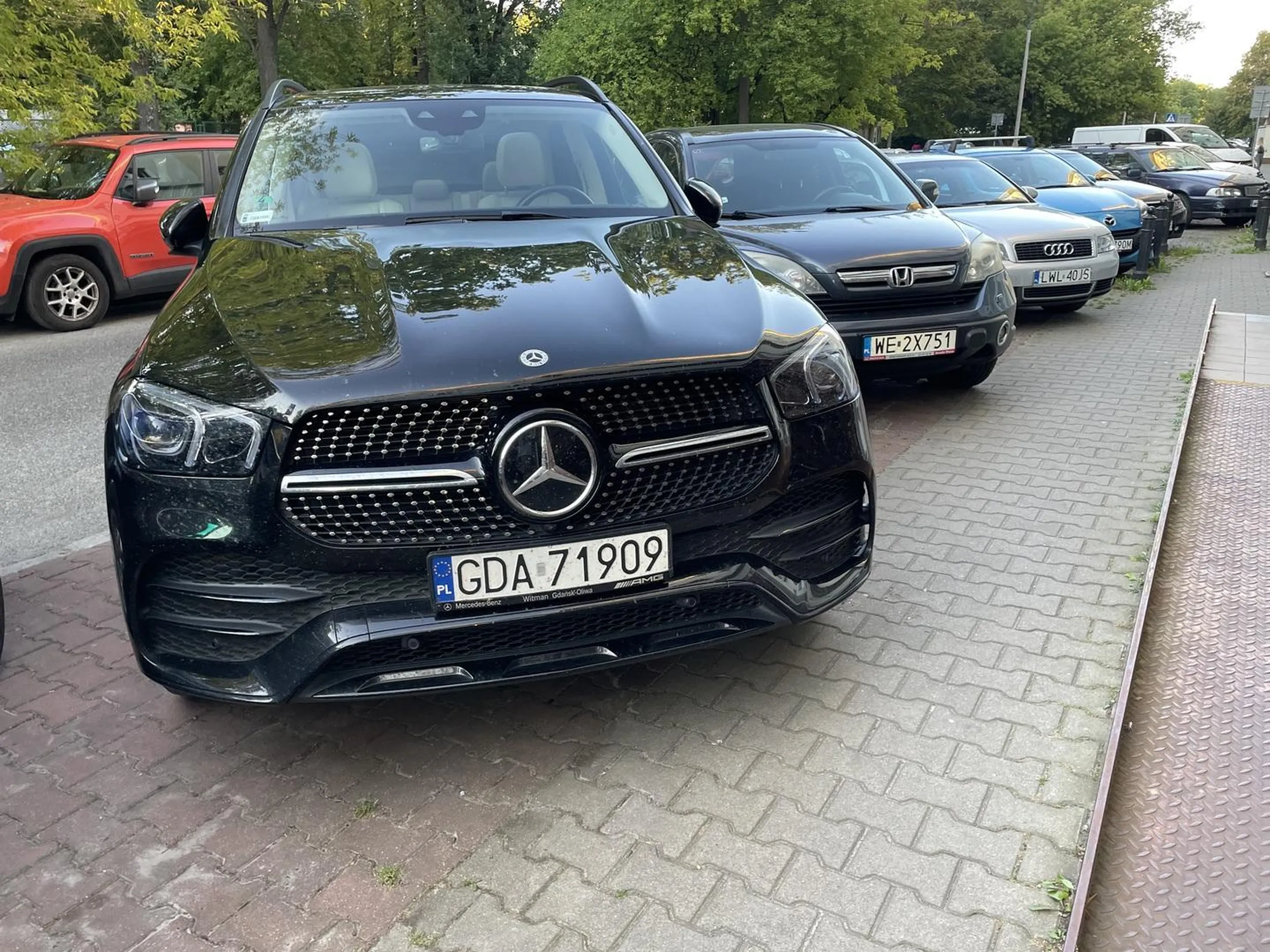 Wózkiem nie przejechałem ?