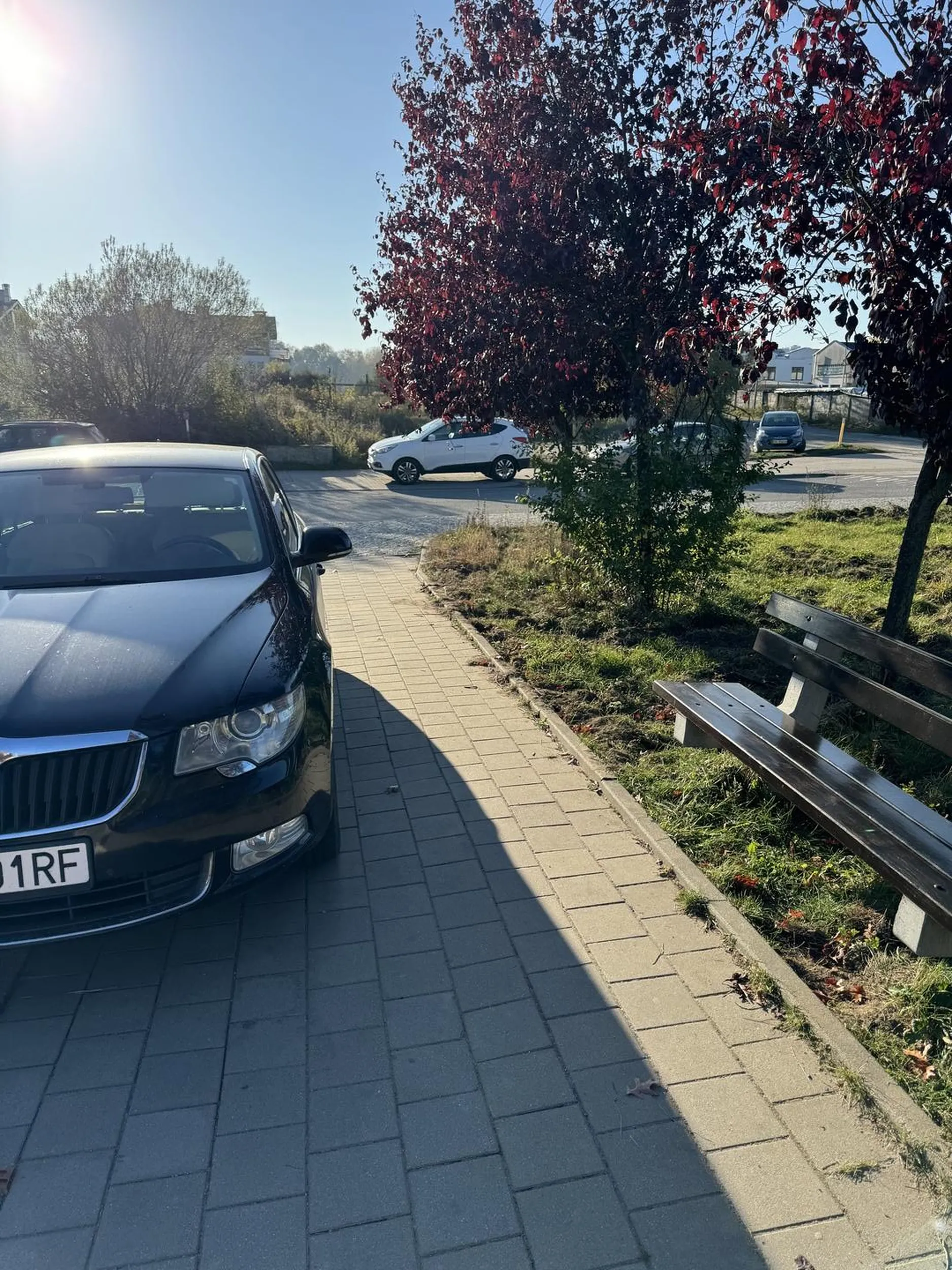 wstyd, parkować przed cmentarzem na chodniku… będąc z wózkiem nie można było przejechać