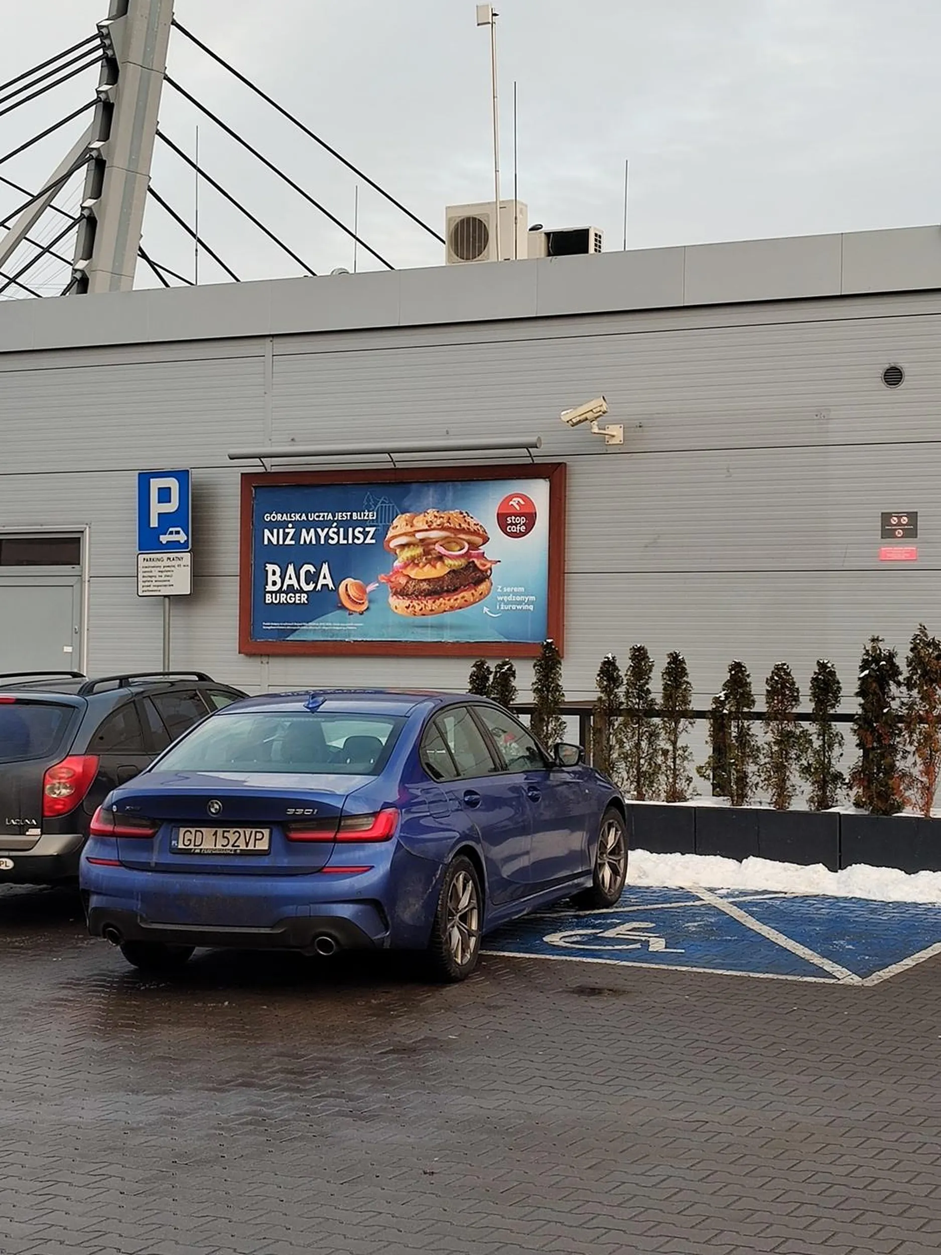 Mistrz parkowania. Oczywiście nieuprawniony.