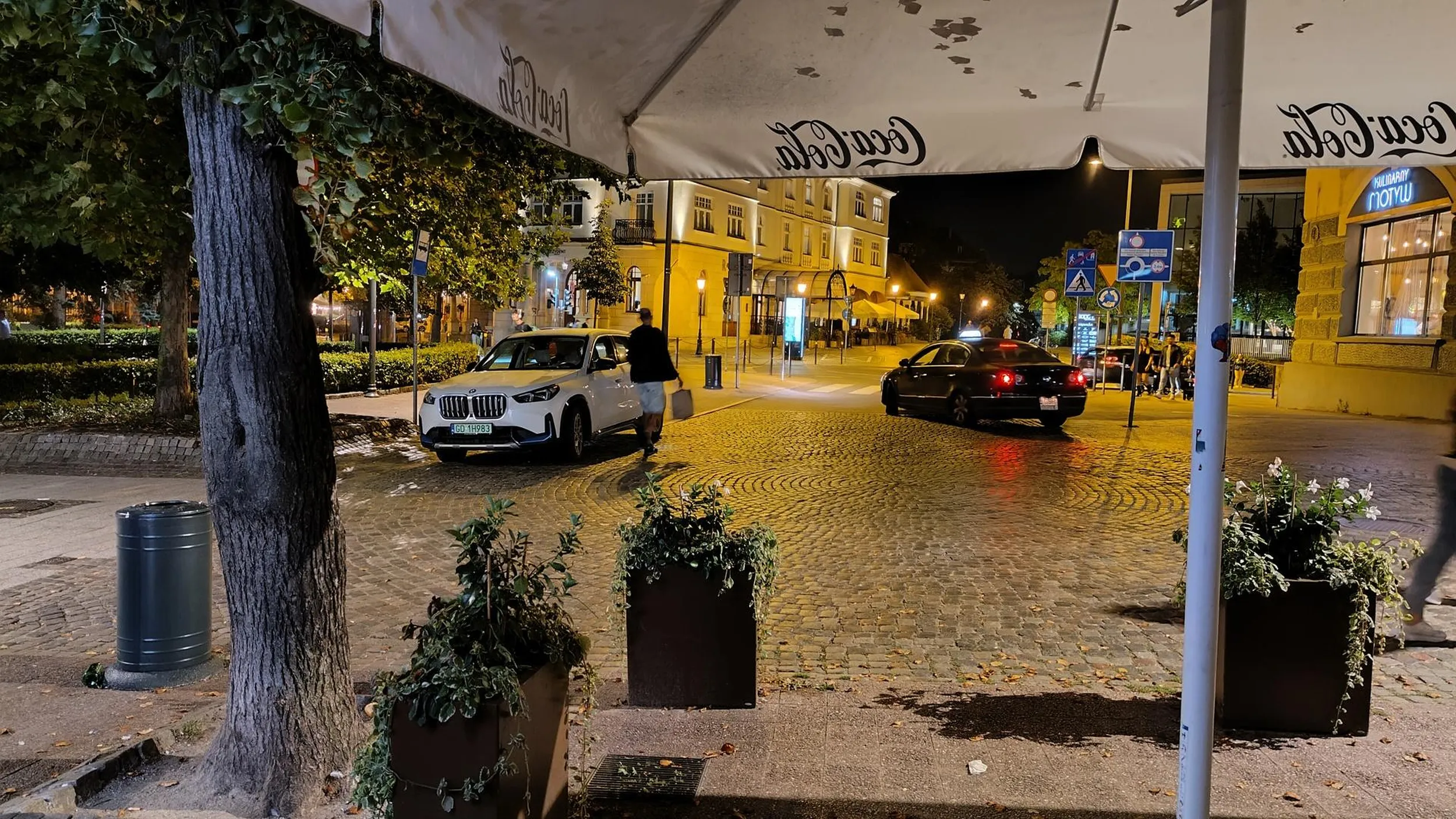 Szanowny Panie. W strefie zamieszkania parkujemy wyłącznie na wyznaczonych miejscach. Mc Donald na monciaku to nie mc drive!