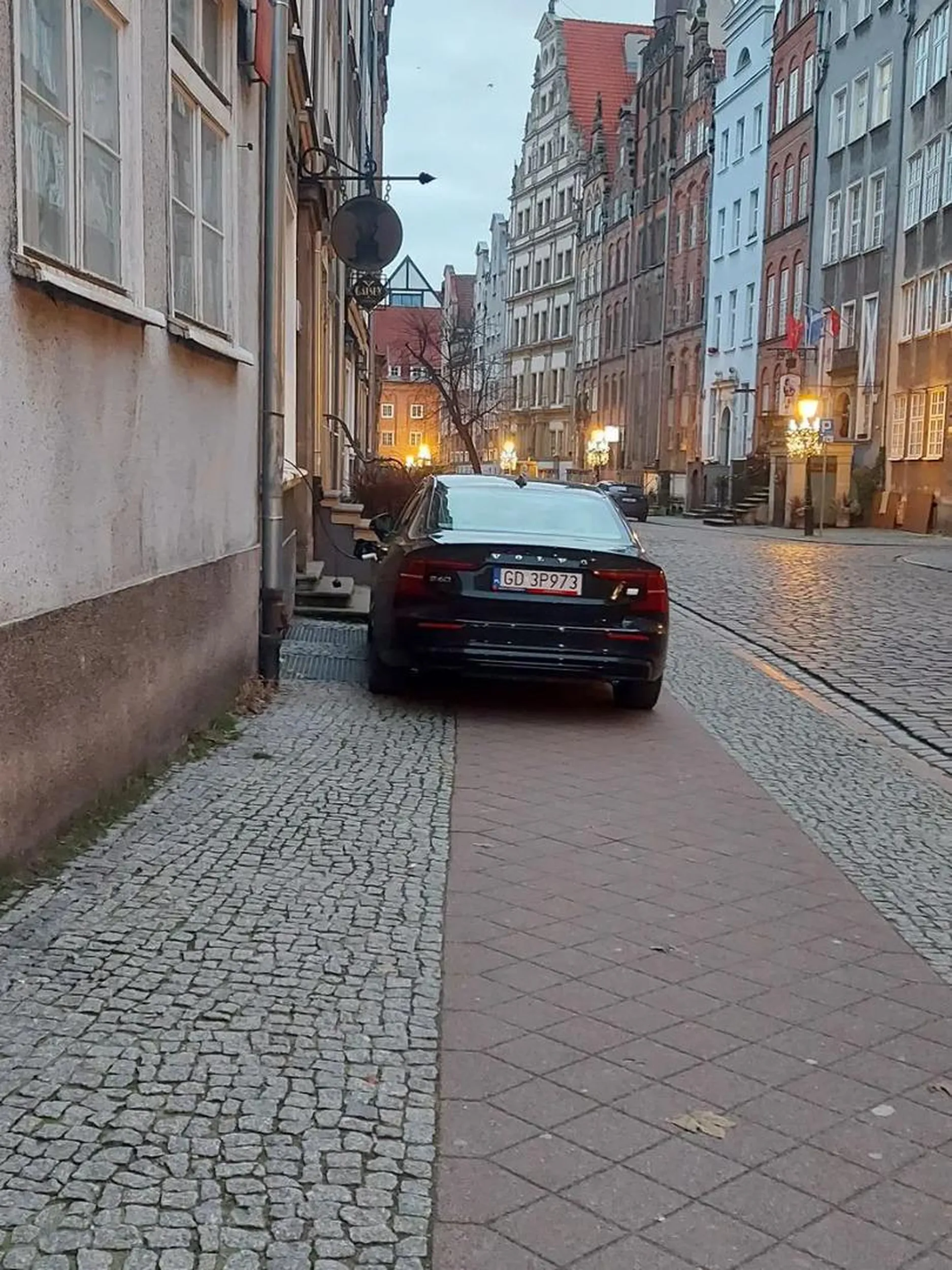 Władca chodników na gdańskim Głównym Mieście