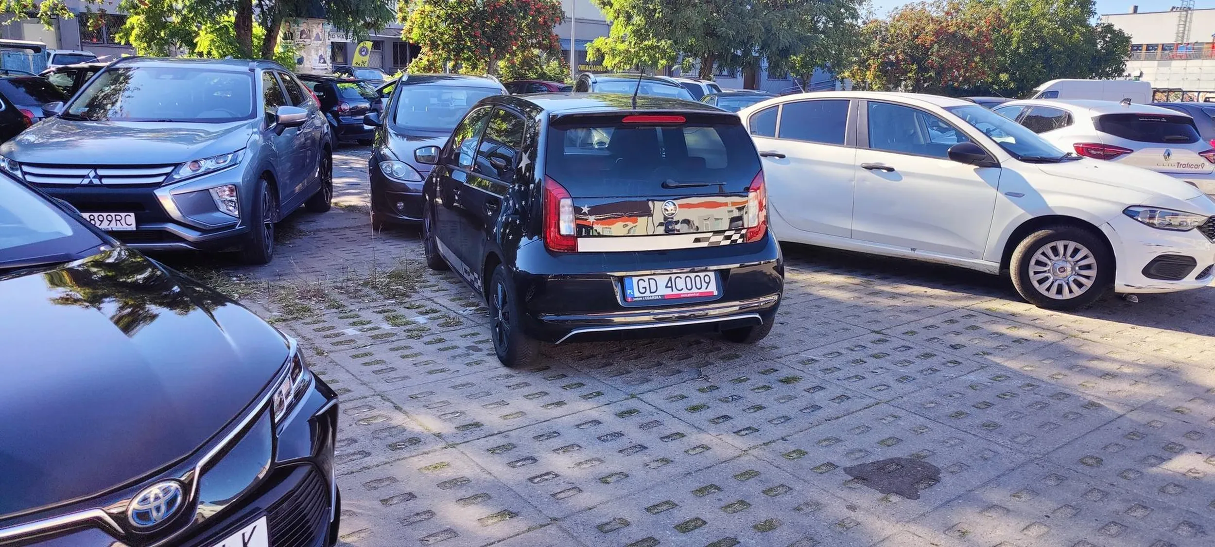 Nie pozdrawiam matołka co nie umie parkować na mniej niż 4 miejsca