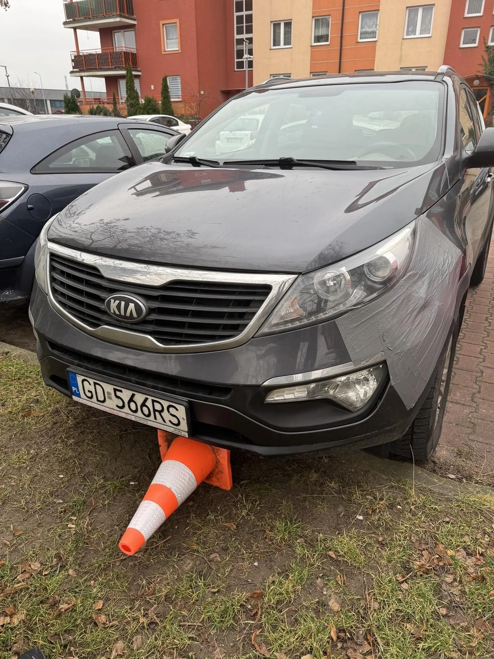 Jak można nie zauważyć pachołka