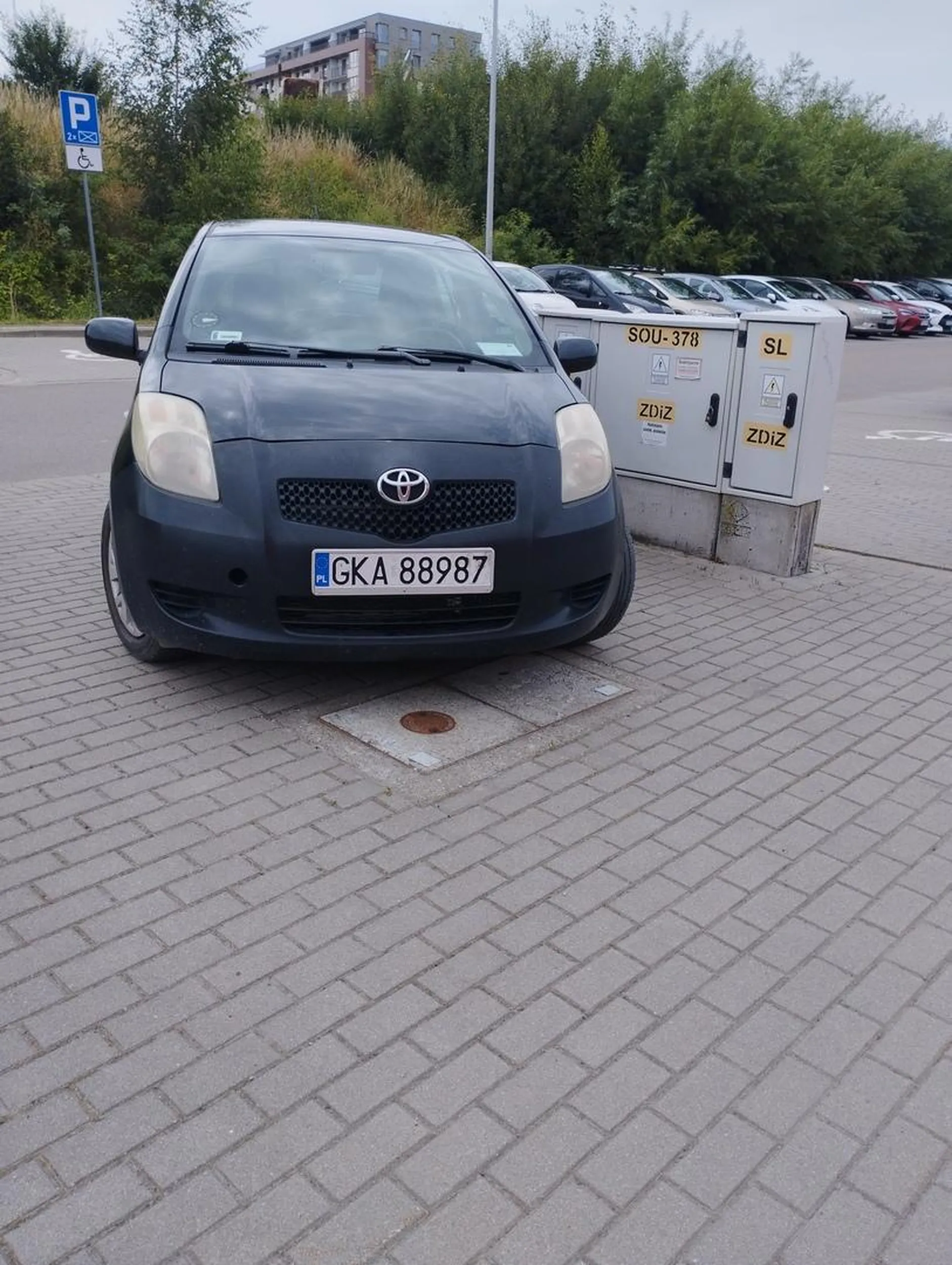 To że masz kartę inwalidzka na mózg nie oznacza że wolno Ci wszędzie gdzie masz ochotę parkować.