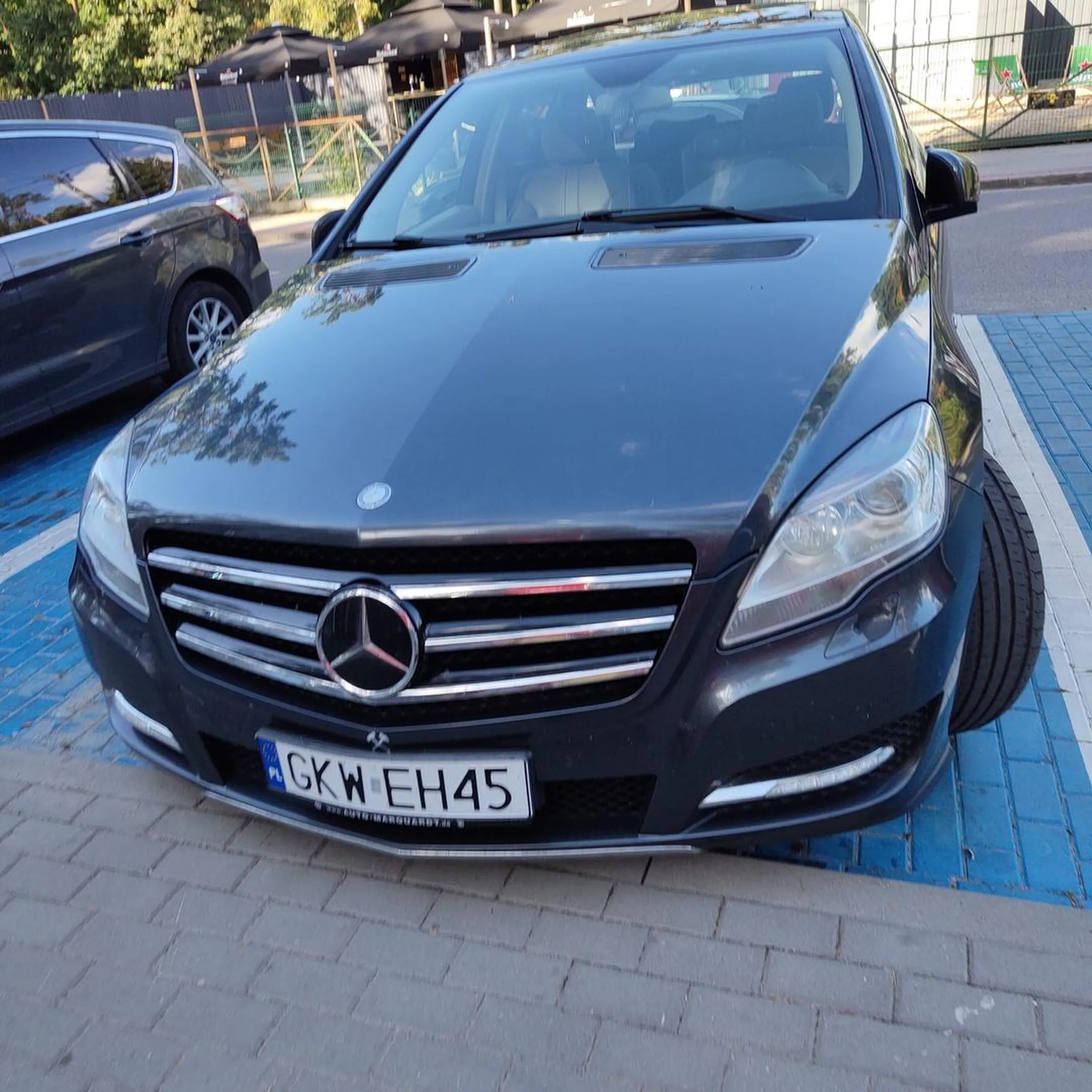 Stan umysłu upośledzenie, tabliczki brak, Stegna parking dla niepełnosprawnych