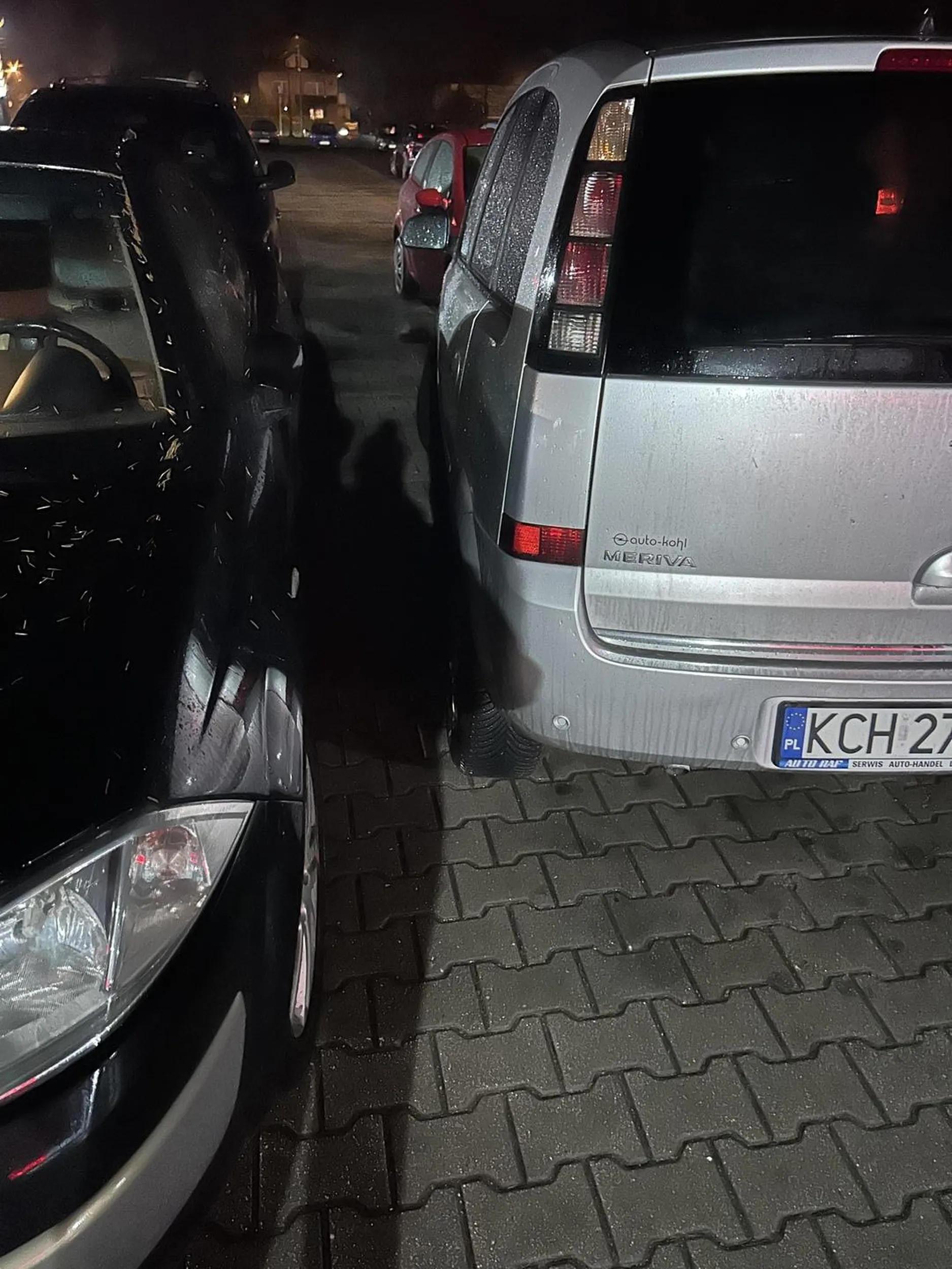 Naucz się parkować zanim wyjedziesz na drogi. Szkoda, że auta Ci nie obrysowałam wsiadając do swojego. Lusterka to sam sobie złóż i jedź w trasę - szerokości :)