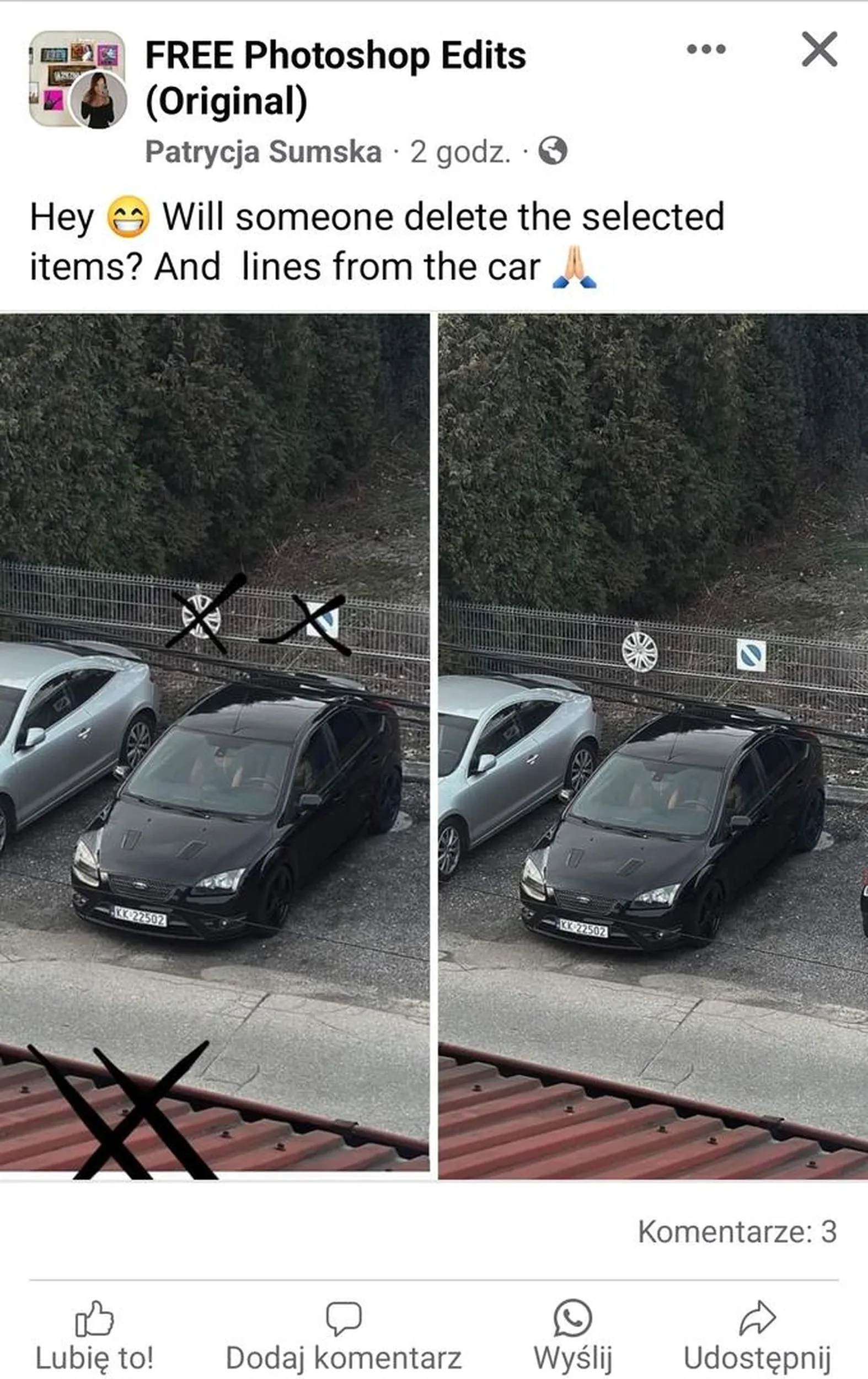 Stoi na zakazie i przerabia zdjęcia udowadniając że nie stal...