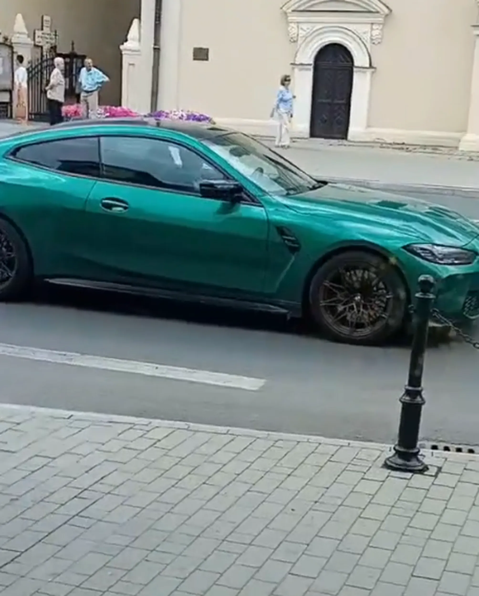 Fajne bmw m4 competition bardzo glosne