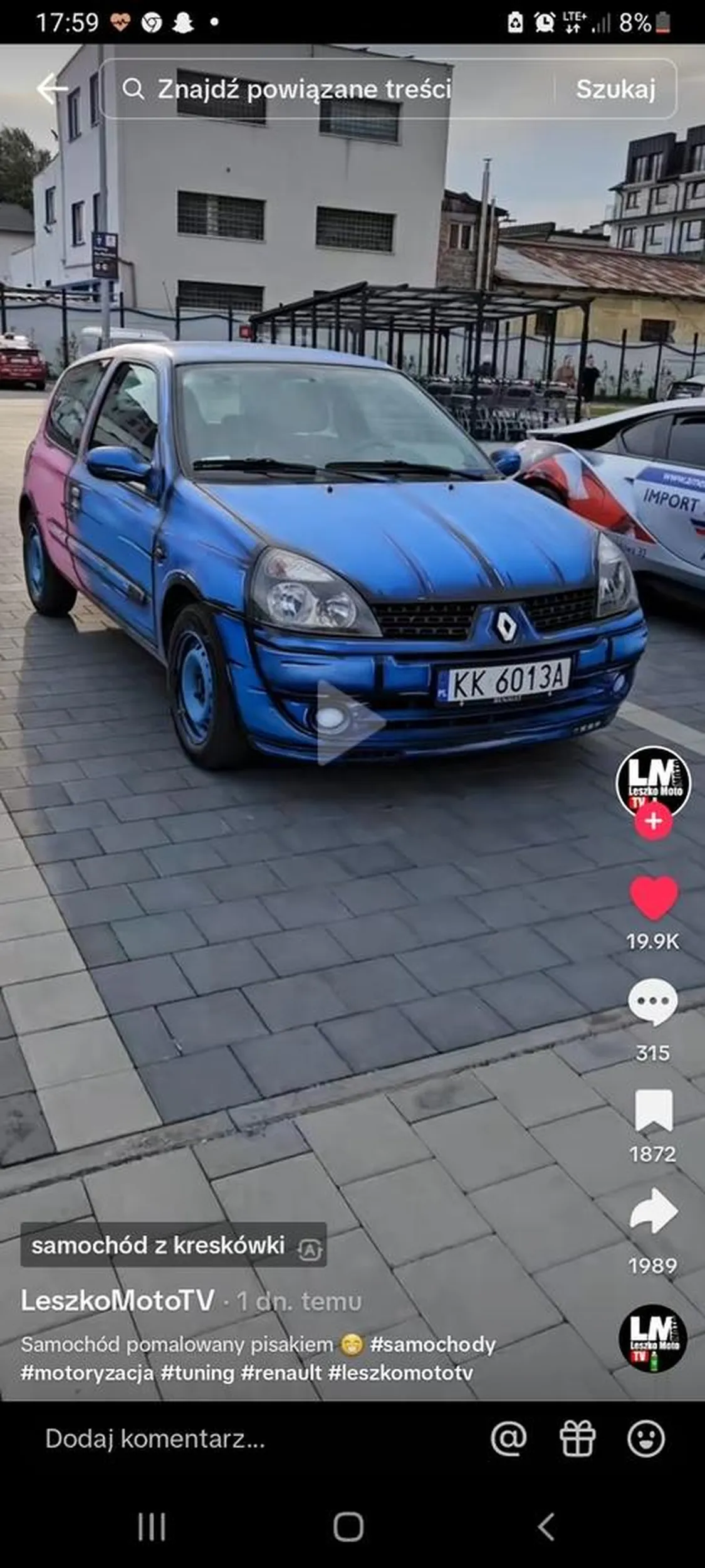 Bardzo ładna Renuweczka. Dopiero mijałam na tik toku