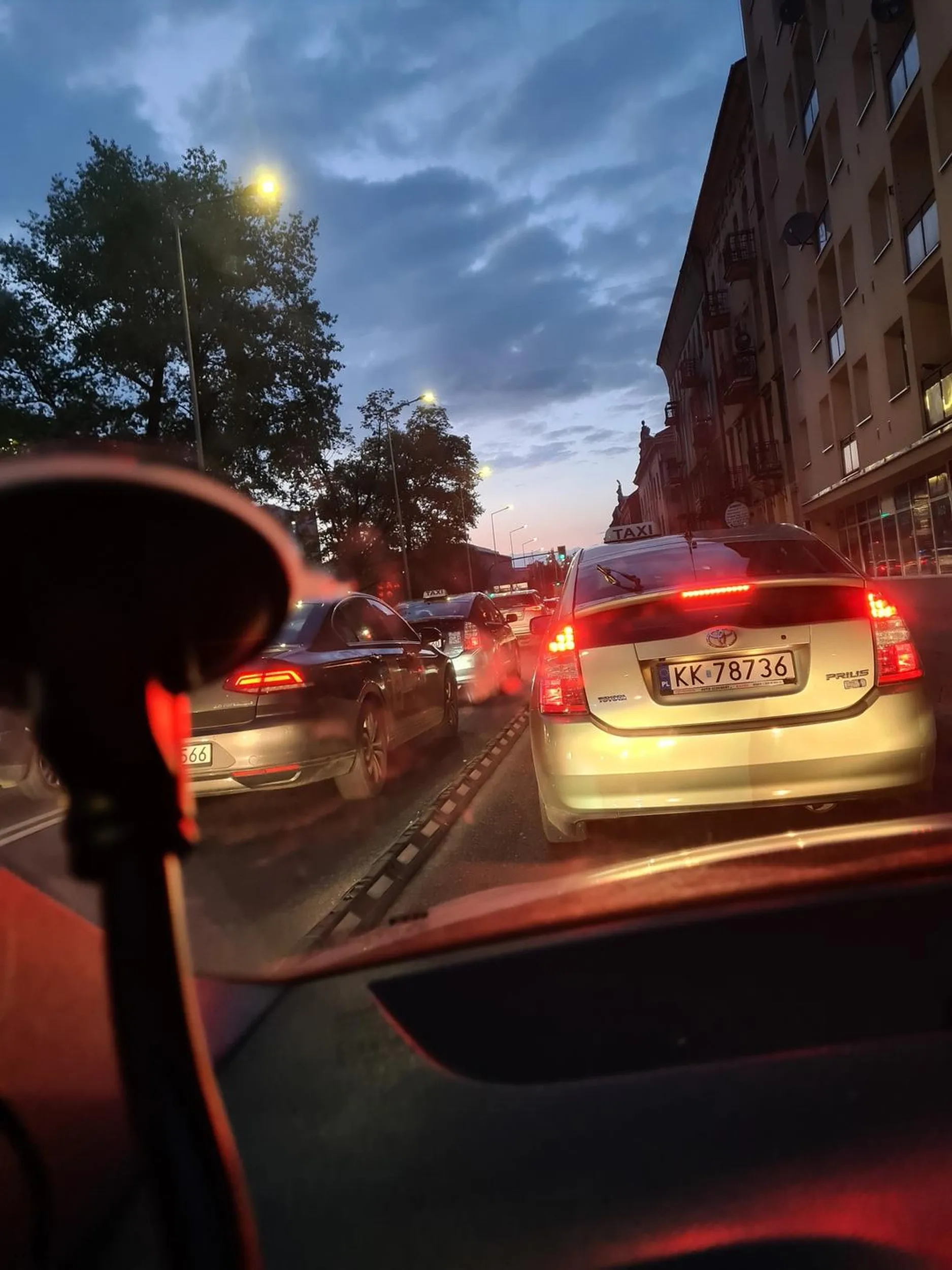 Kierowca wymusza pierwszeństwo