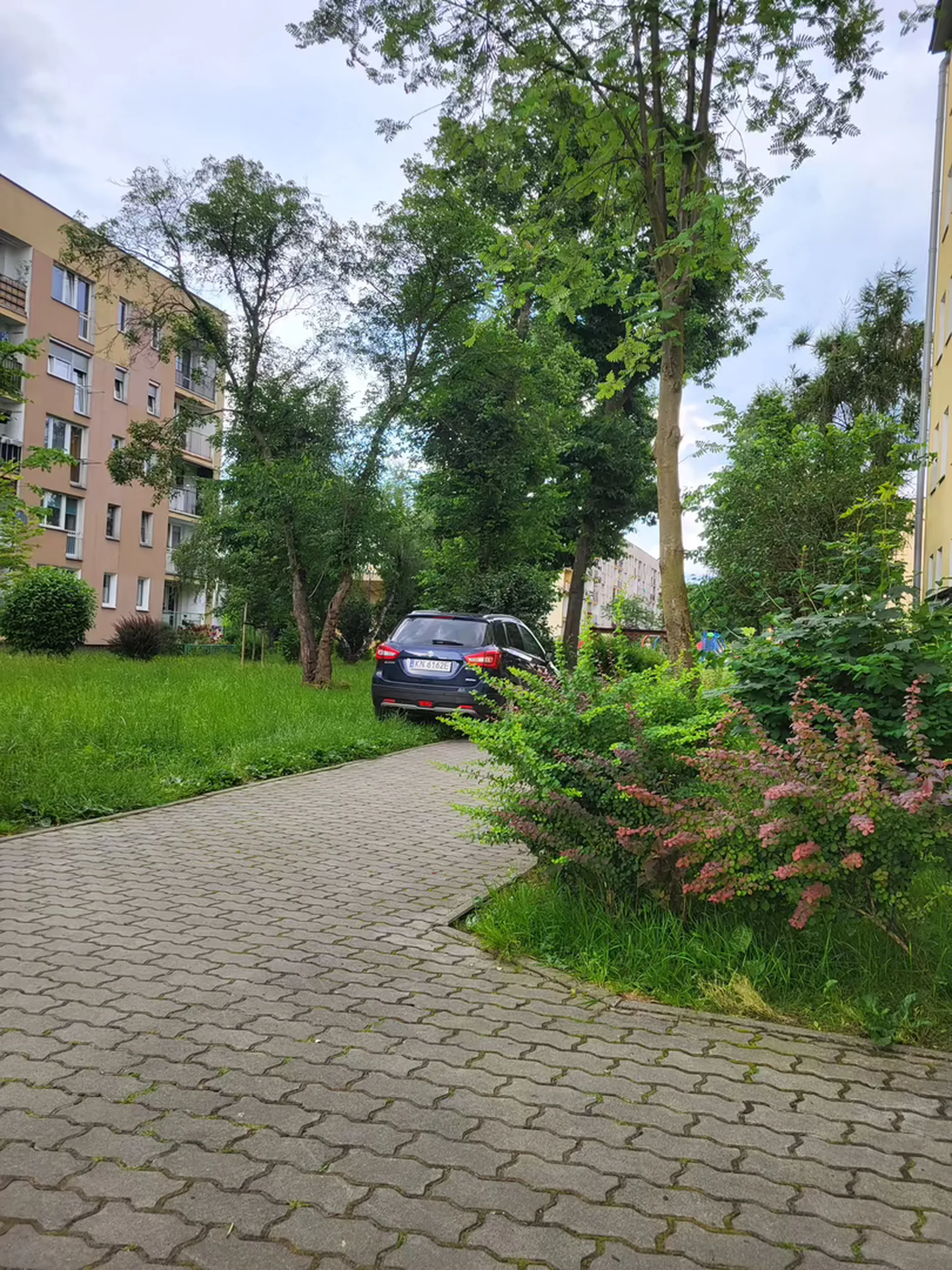 Od parkowania jest parking a nie pod samą klatke . Ręcę opadają