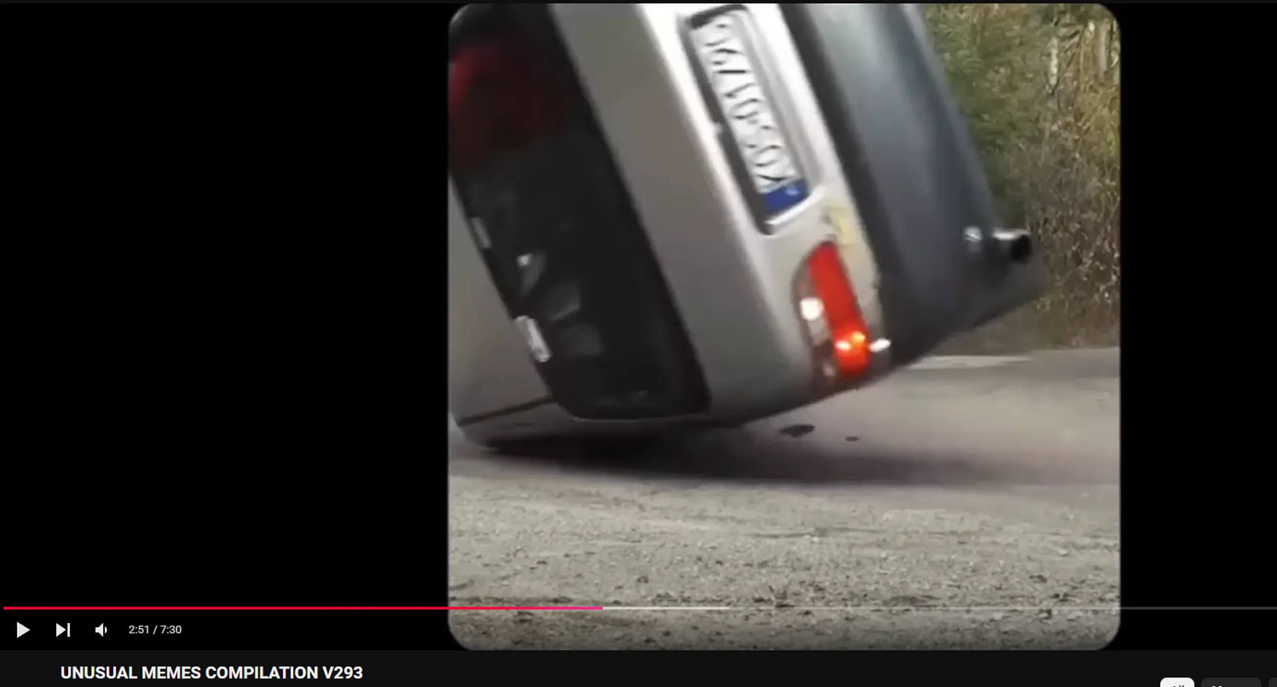 To ładnie mobil wylądował