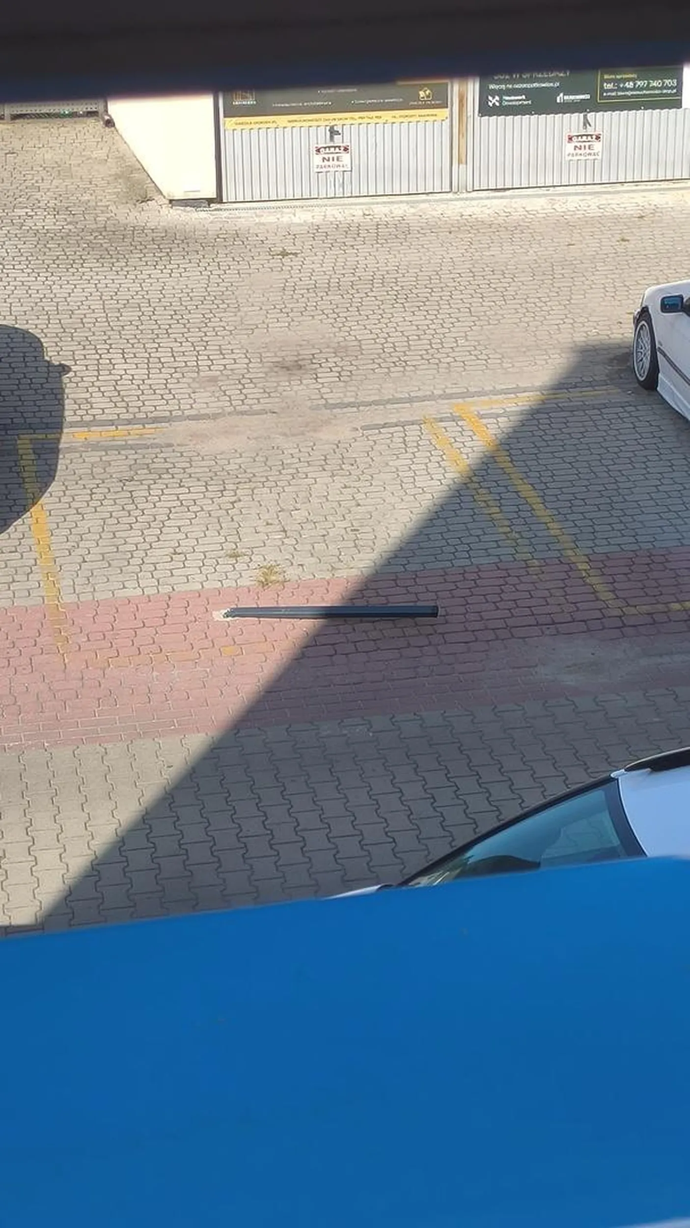 No to niezły walnięty słupek przez tego pana