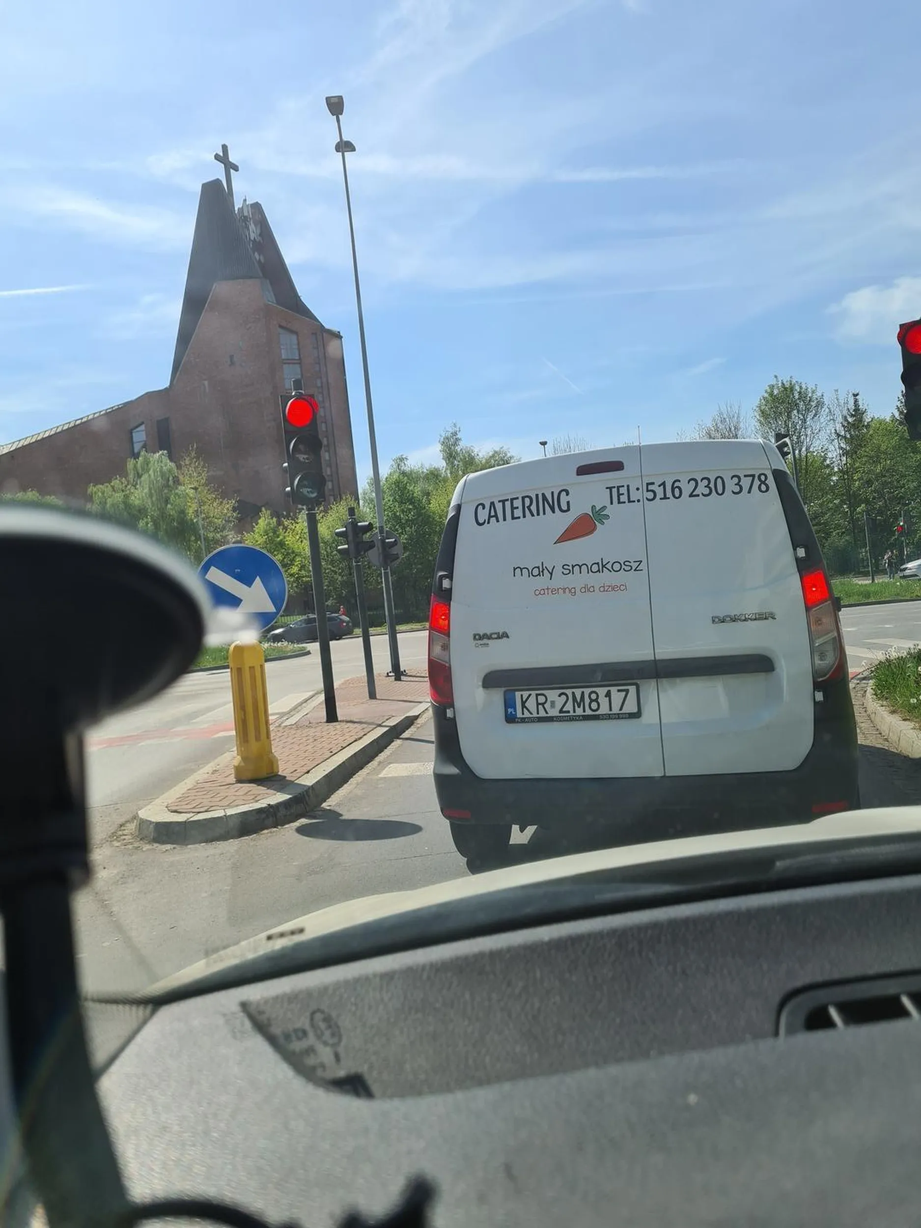 Kierowca wymusza pierwszeństwo