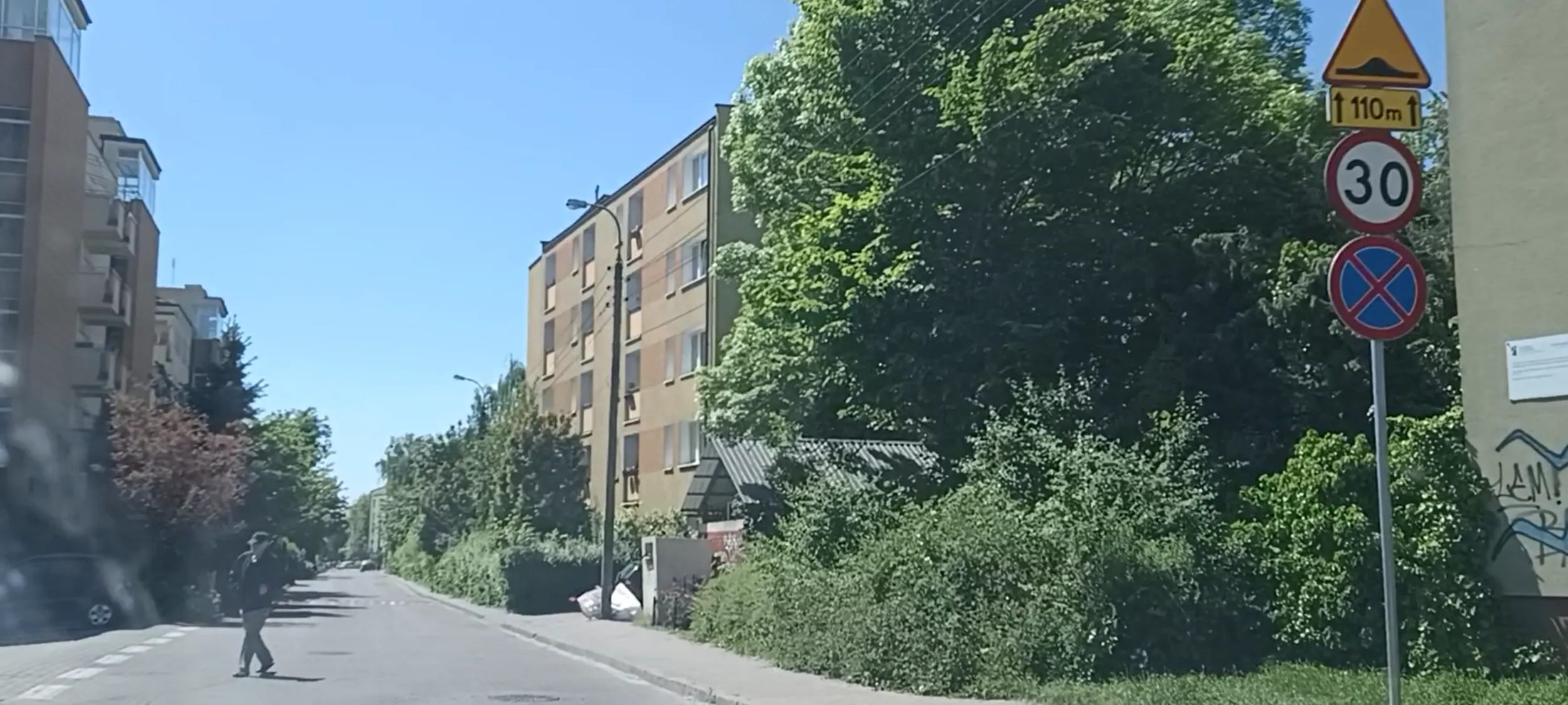 Dzikus parkuje na ulicy gdzie jest zakaz zatrzymywania się i postoju B-36