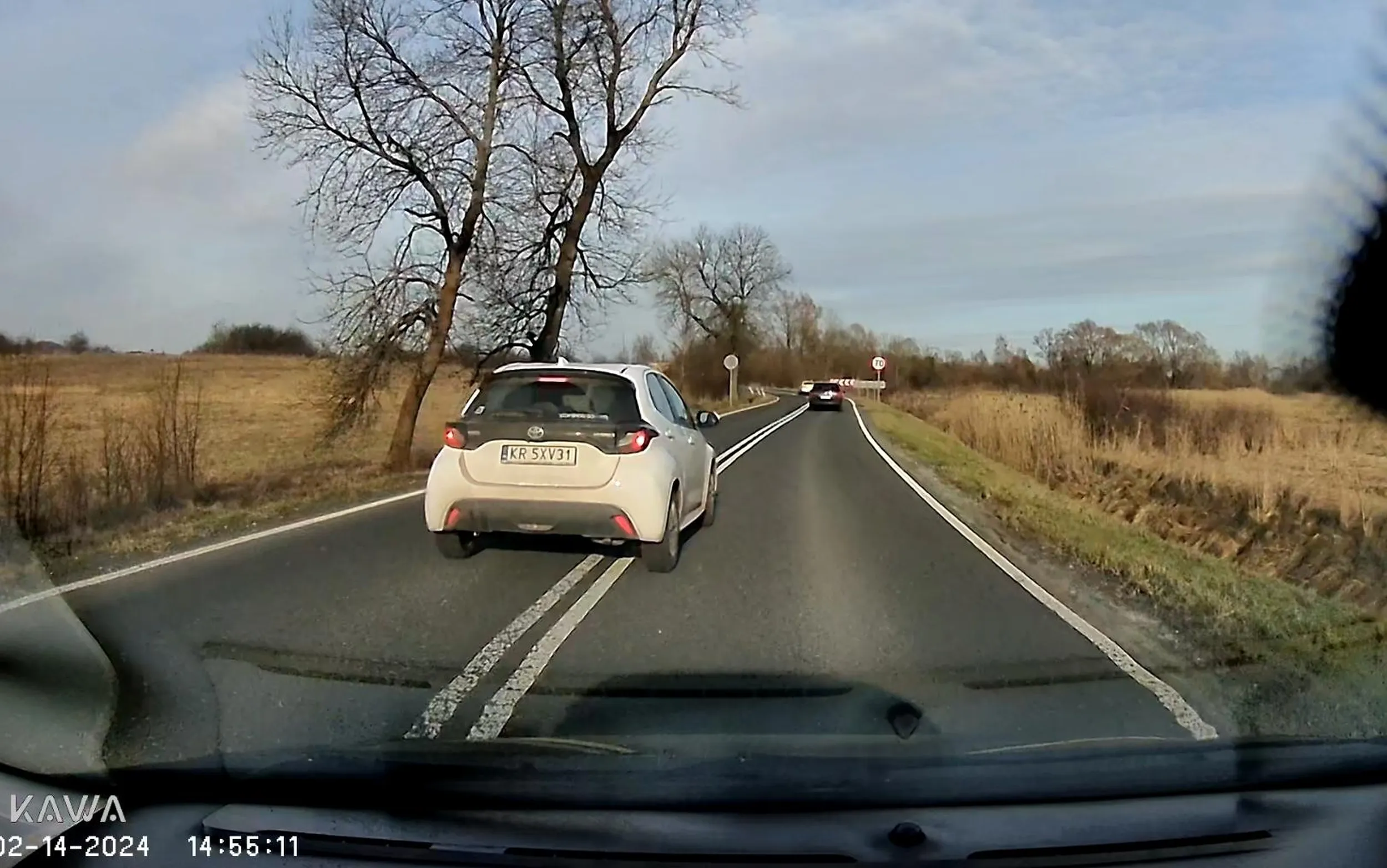 Wyprzedzanie na podwójnej ciągłej...