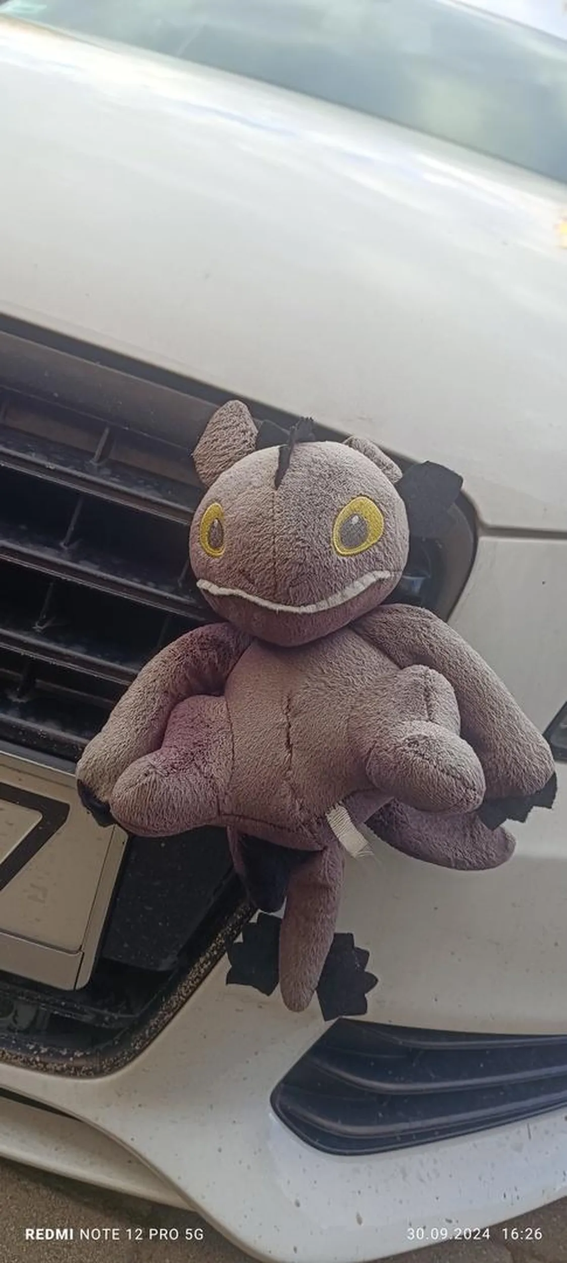 Zajebisty Szczerbatek na masce! Jestem fanem więc musiałem się tym podzielić! Szkoda tylko że jest zniszczony :(