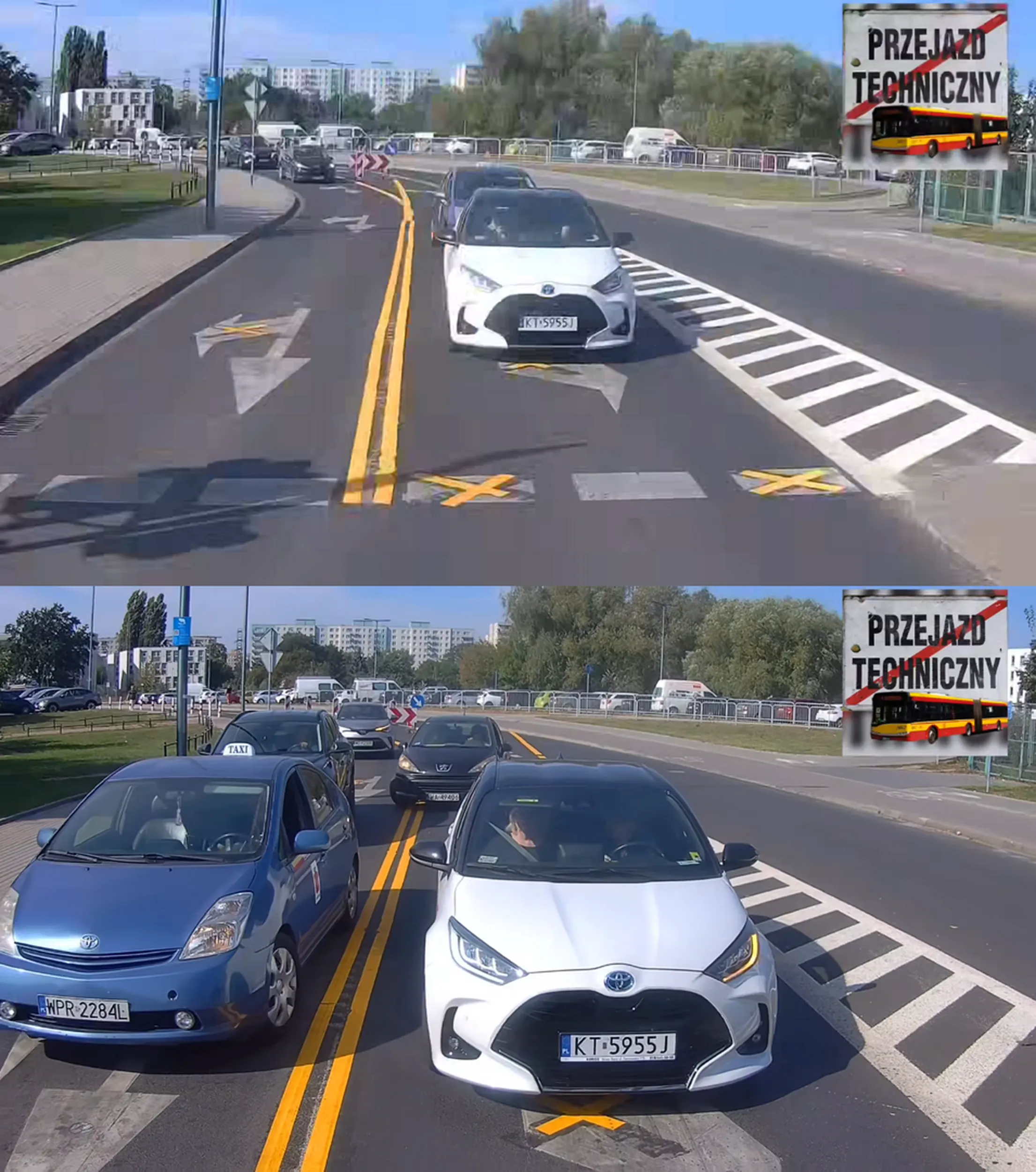 Ja pierdolę, jak ci ludzie zdobywają prawo jazdy... A ten cierp najlepszy, zawodowy kierowca co ludzi wozi...