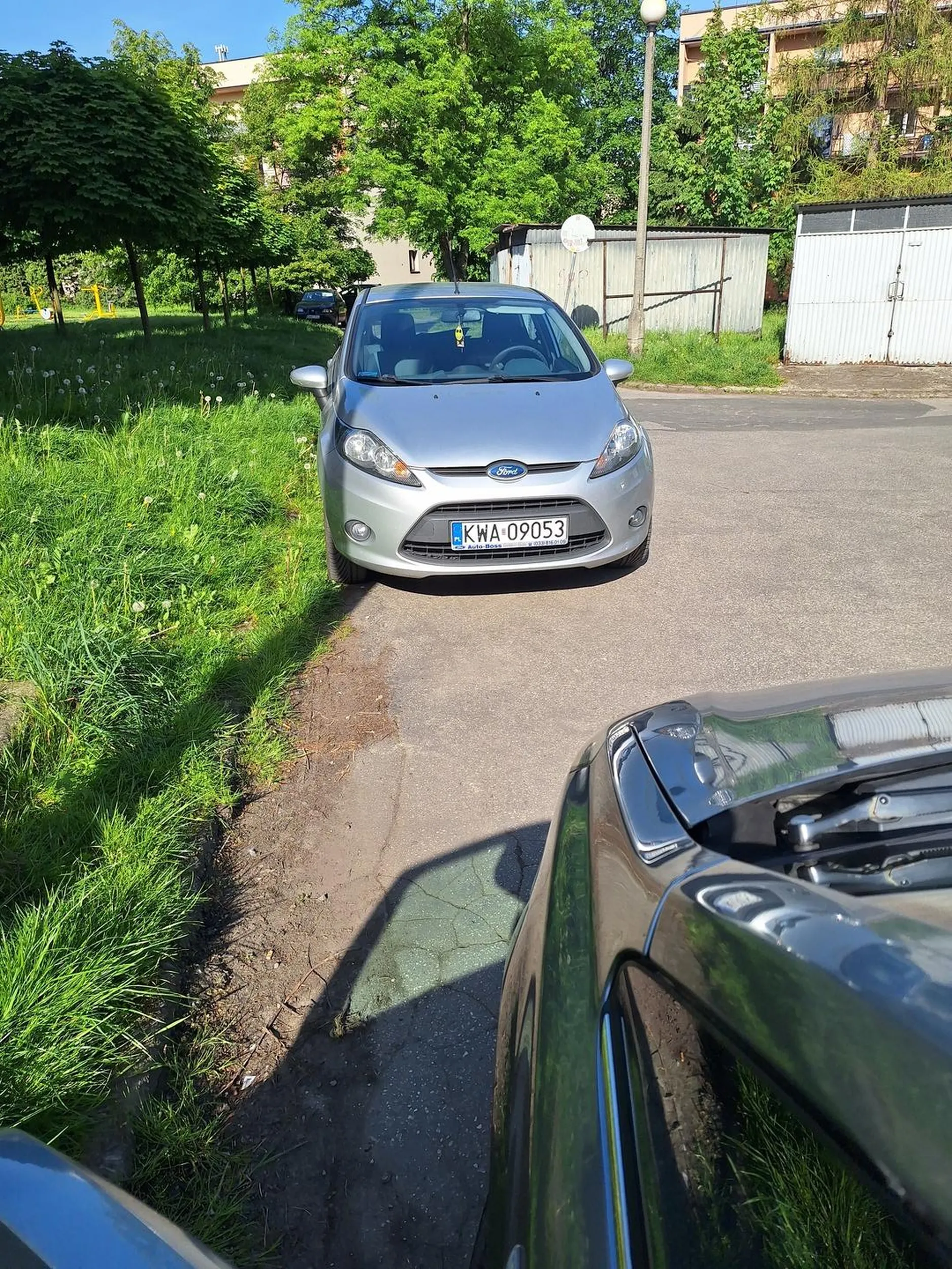 Stanie jak królowa albo król na drodze pożarowej nawet przejazdu niema