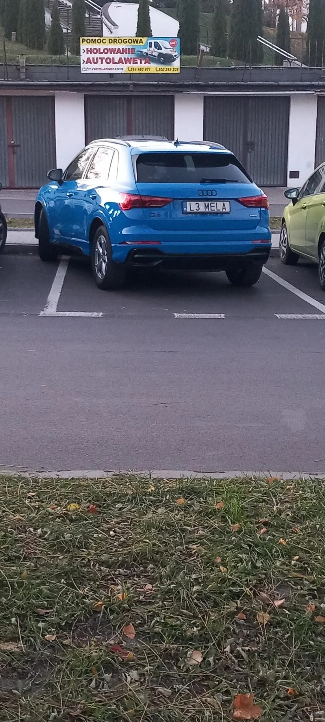 Krzywe parkowanie pozdrawiam