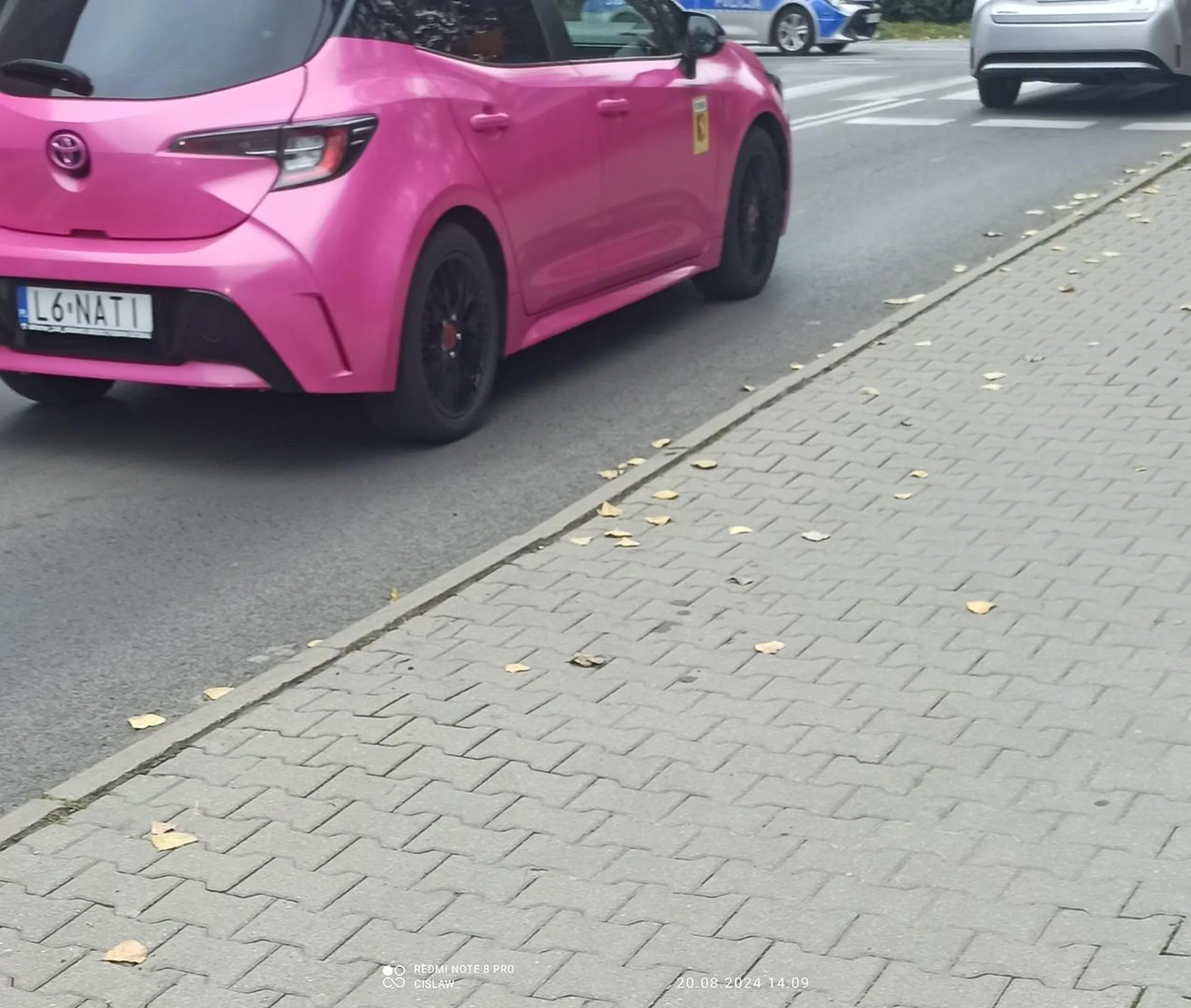 nati w corolli taxi koło leclerca aż śmiechłem