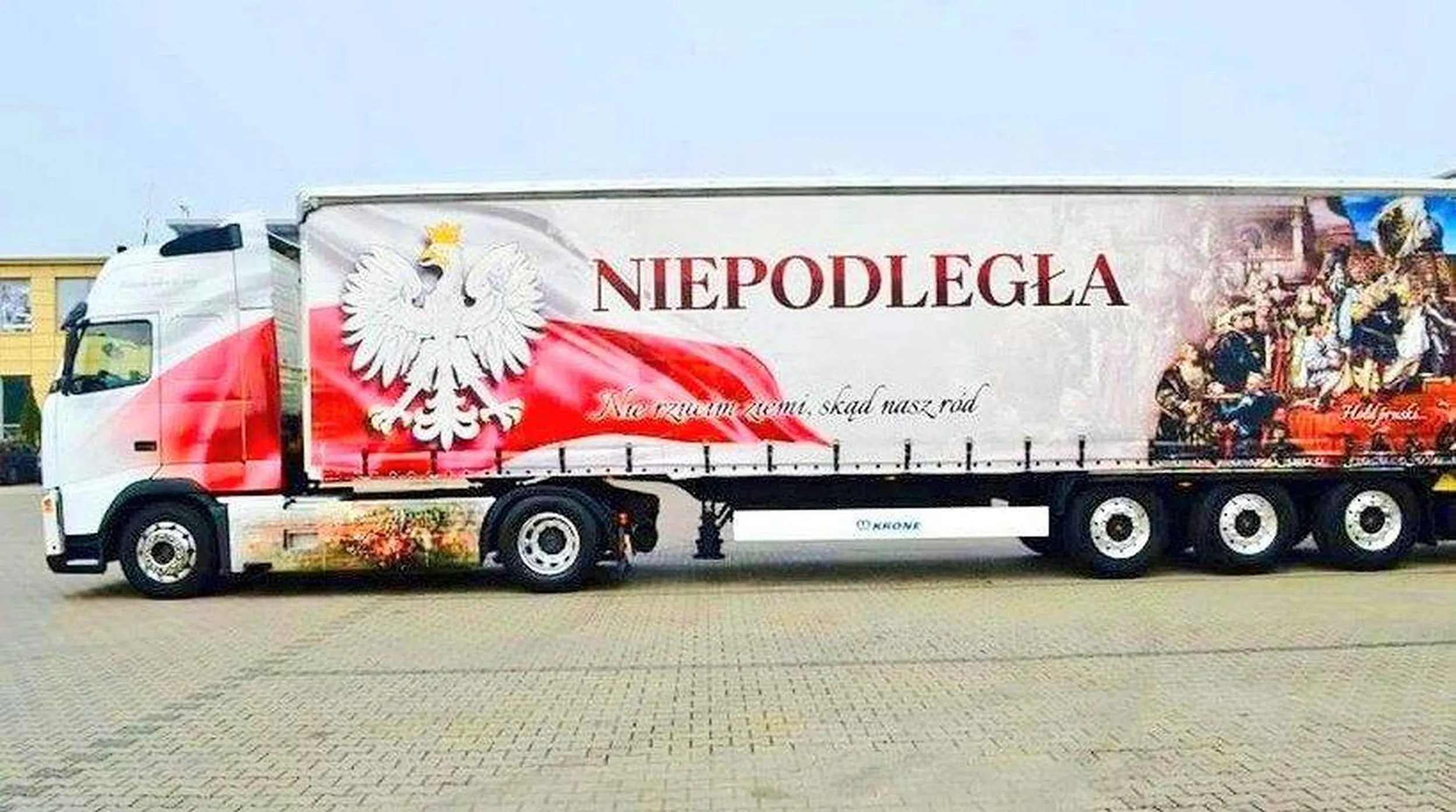 Czy ktoś widział ten zestaw z firmy Kociuk jadący z darami dla powodzian?