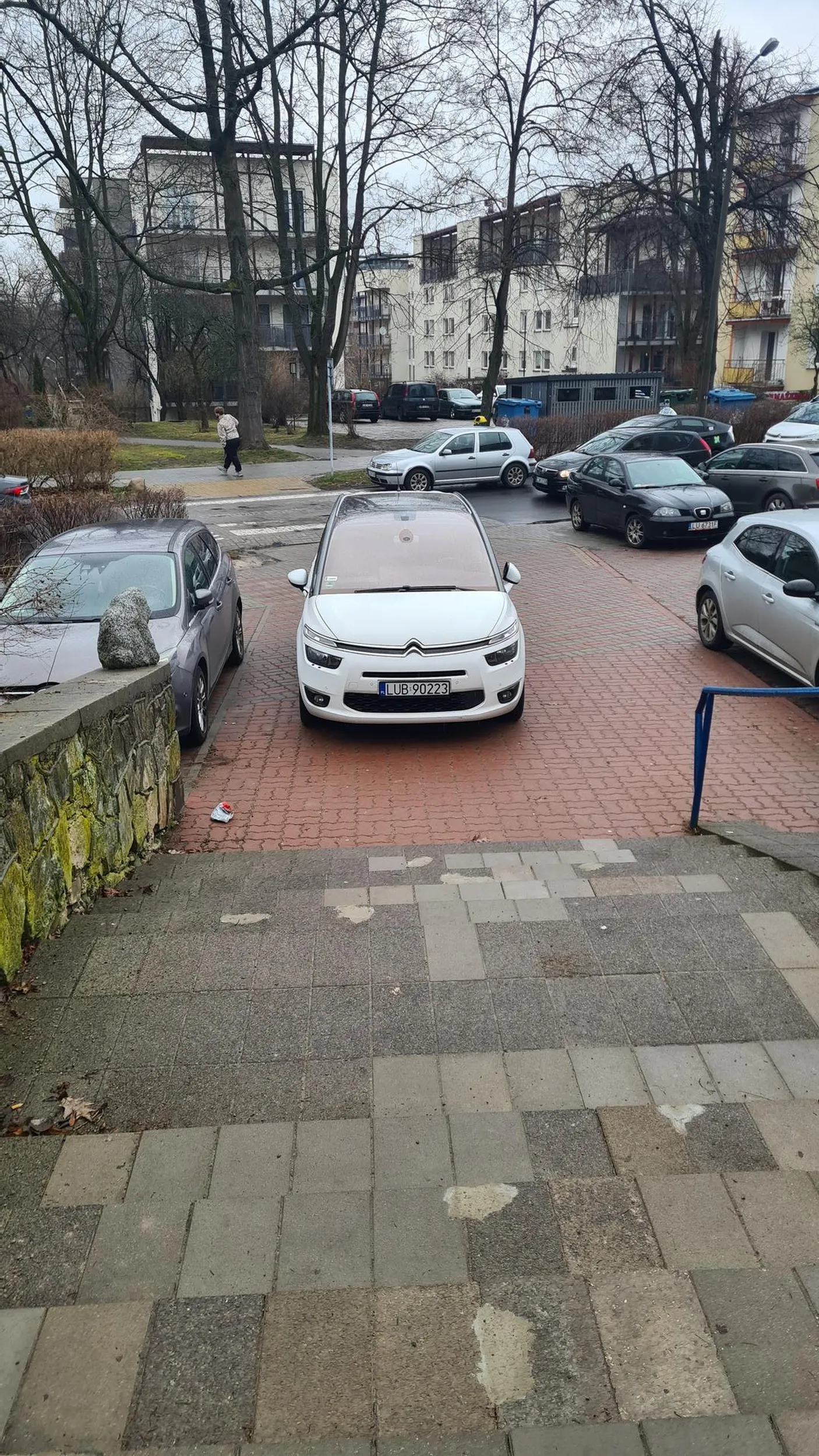 Prawie wjechałem na górę