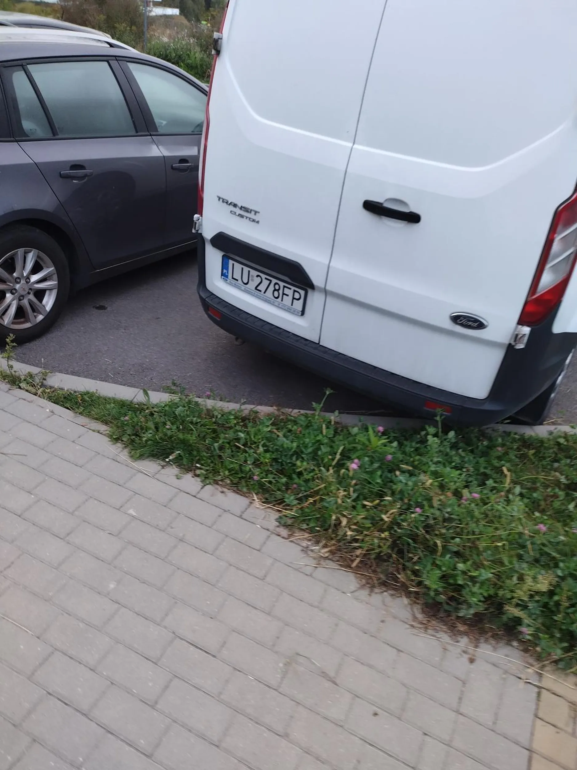 Kolejny któremu się wydaje że stać na najem mieszkania. Parkuje w miejscu gdzie są wysadzane dzieci pod szkołą. Cham i ciul.
