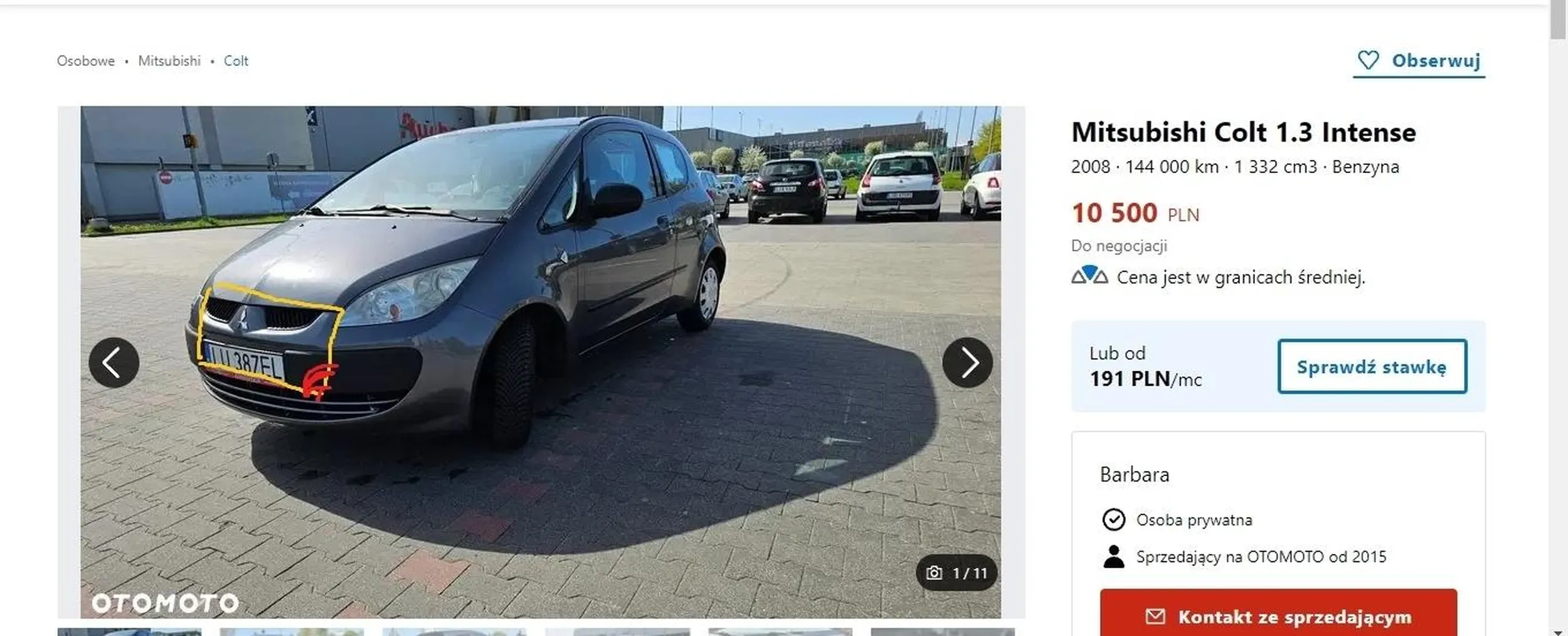 LU387EL  LU 387EL VIN XMCMNZ34A8F037580 Uważajcie na gruza, samochód powypadkowy, uszkodzony przód samochodu strona pasażera. Podłużnica pasażera była podgrzewana i wyciągana, kielich pasażera był wycinany i spawany. Cały pas przedni wymieniany, dwie chłodnice uszkodzone, chłodnica wody dziurawa. Samochód jeździ bez płynu UWAGA SILNIK PRZEGRZANY!!! Po awanturze dowiedziałem się że samochód miał wypadek z trolejbusem.