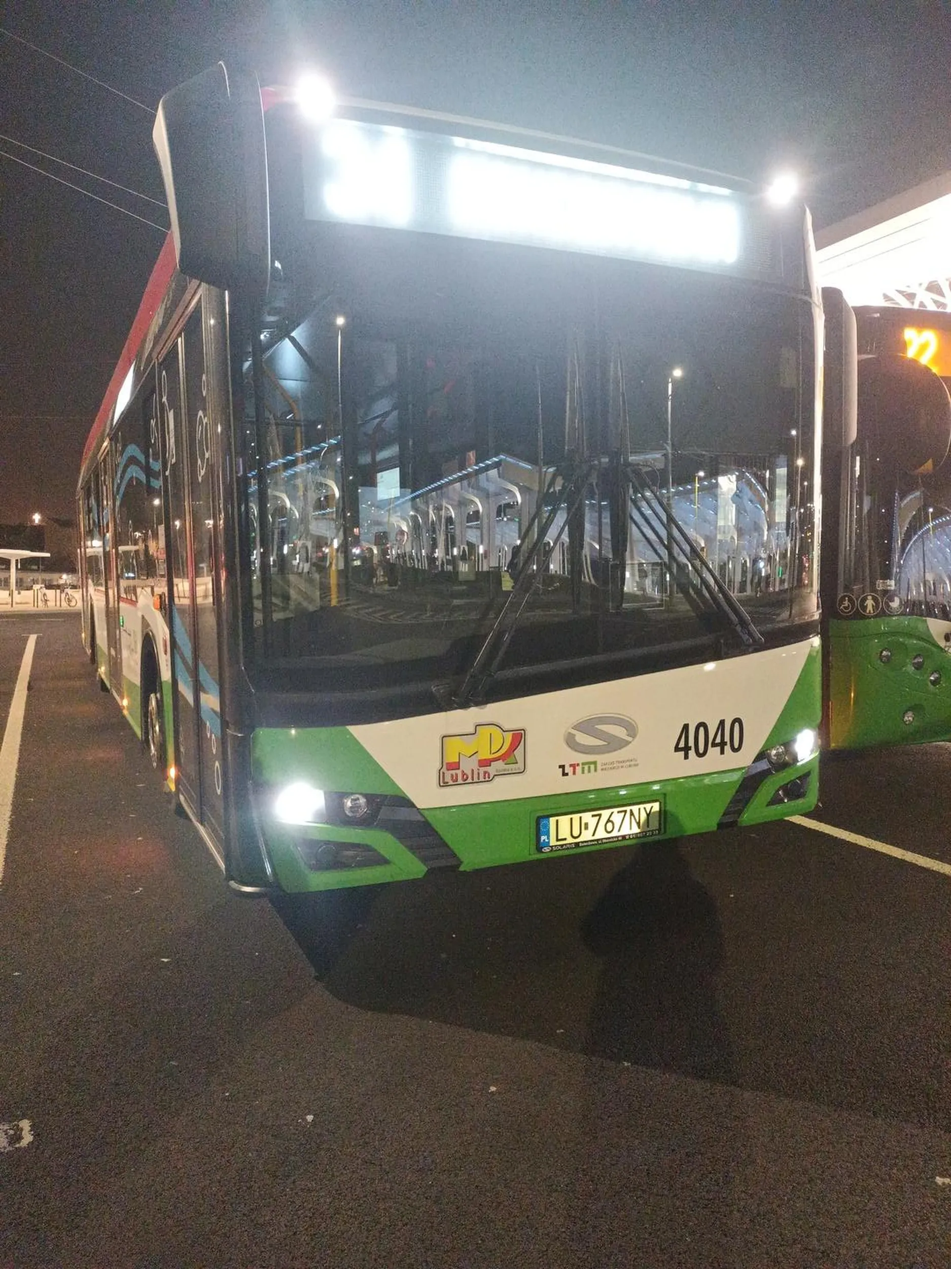 Solaris Urbino 12 hydrogen IV w Lublinie. Nr. Taborowy: 4040