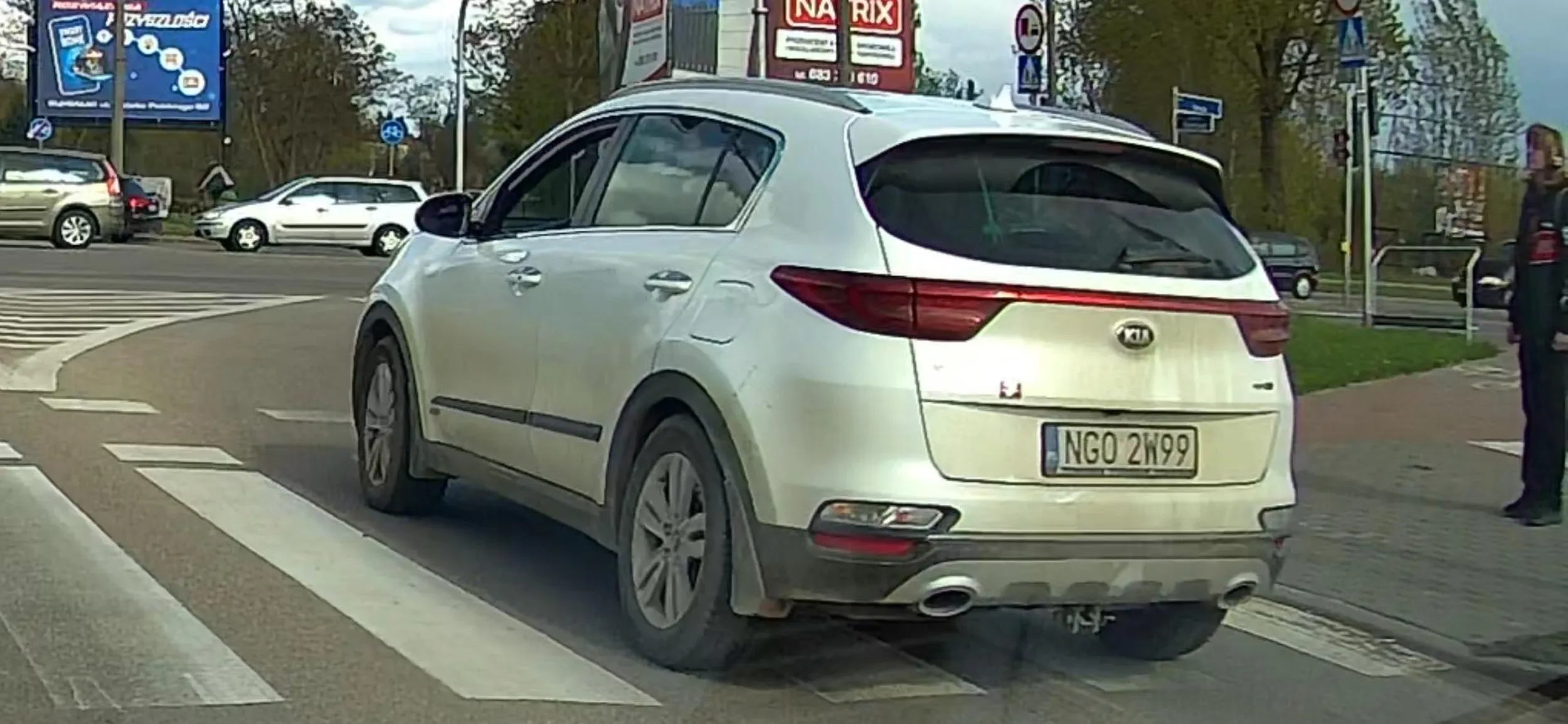 Przyjeżdża na gościnne występy, nie zna przepisów ruchu drogowego i jeszcze się rzuca... Cham.