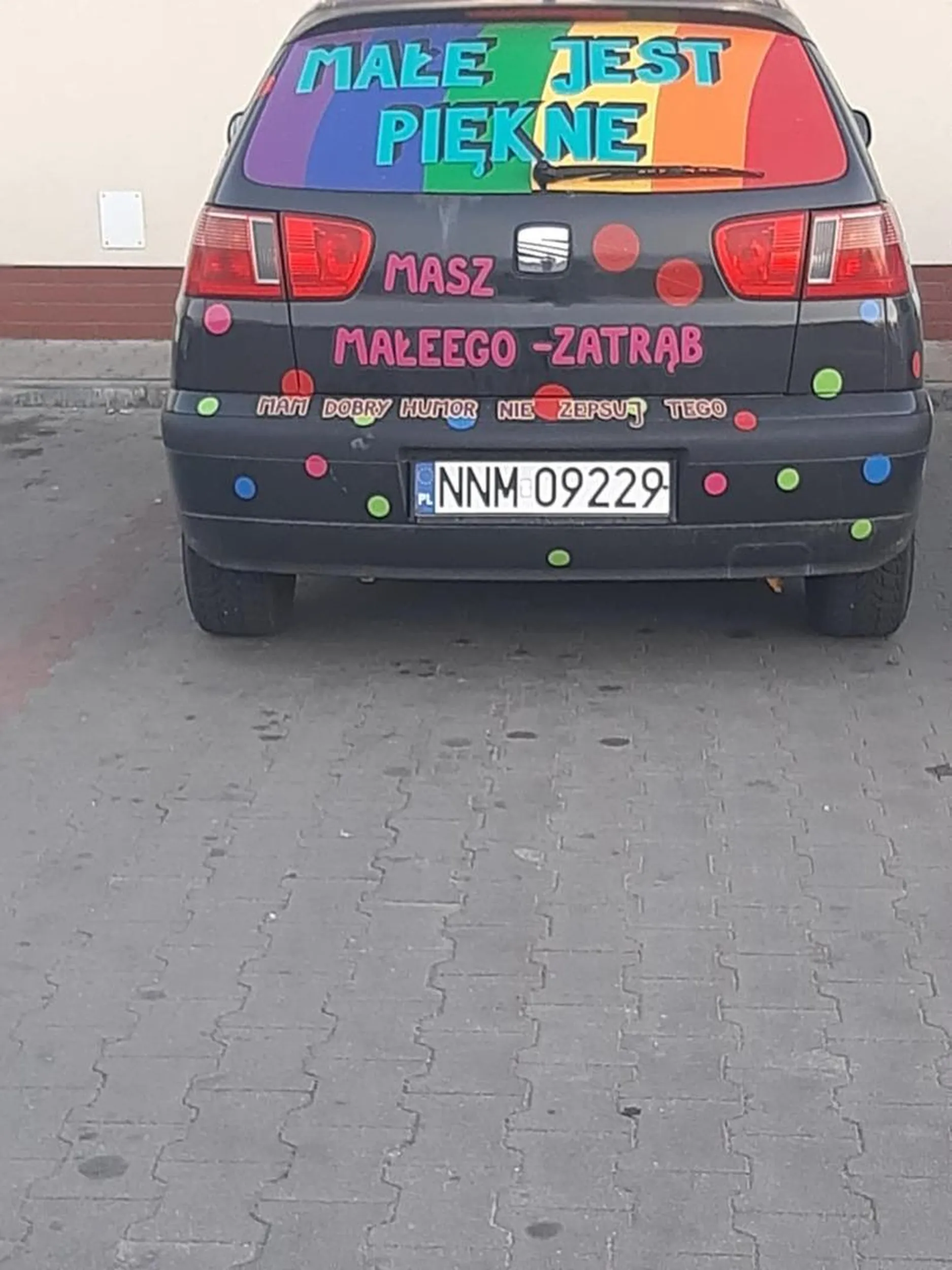 22.11.2024 Kozłowo parking pod "Dino". Trzeba mieć dystans jak stąd do Katowic aby okleić sobie tak auto! Dziękujemy za zrobienie nam fajnego dnia!